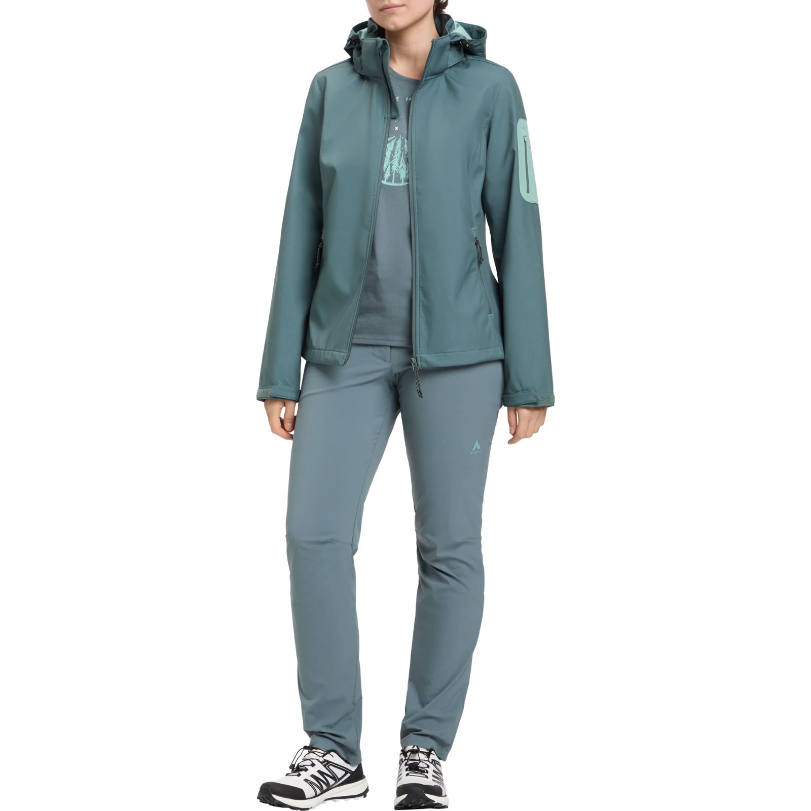 McKinley NN Sary II Womens Softshell Hooded Jacket - Image 8