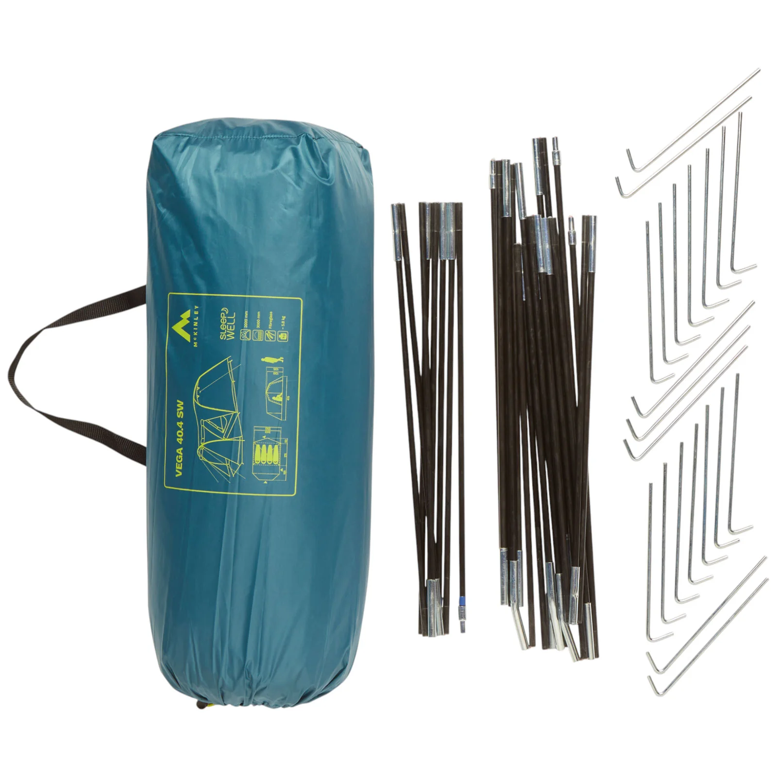 McKINLEY Vega 4 Person 40.4 Sleepwell Tent - Image 5