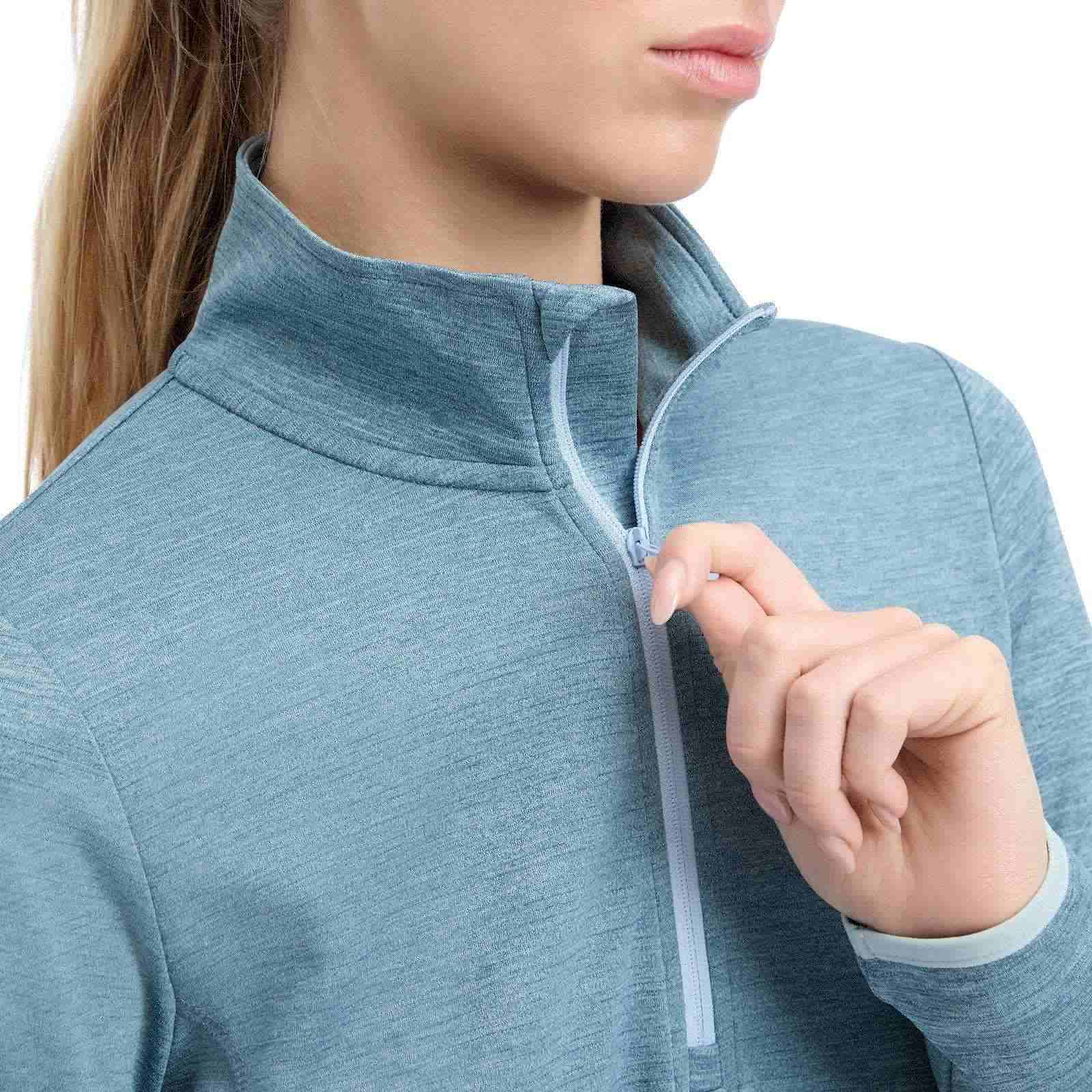 Mckinley Womens Andrea III Melange Half Zip Top - Image 3