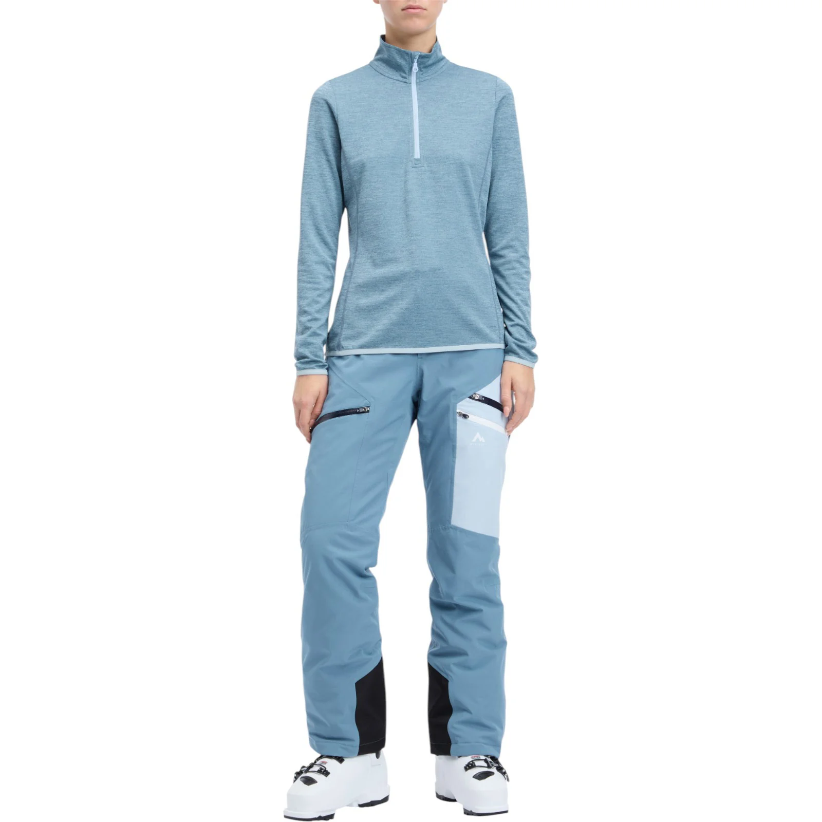 Mckinley Womens Andrea III Melange Half Zip Top - Image 6