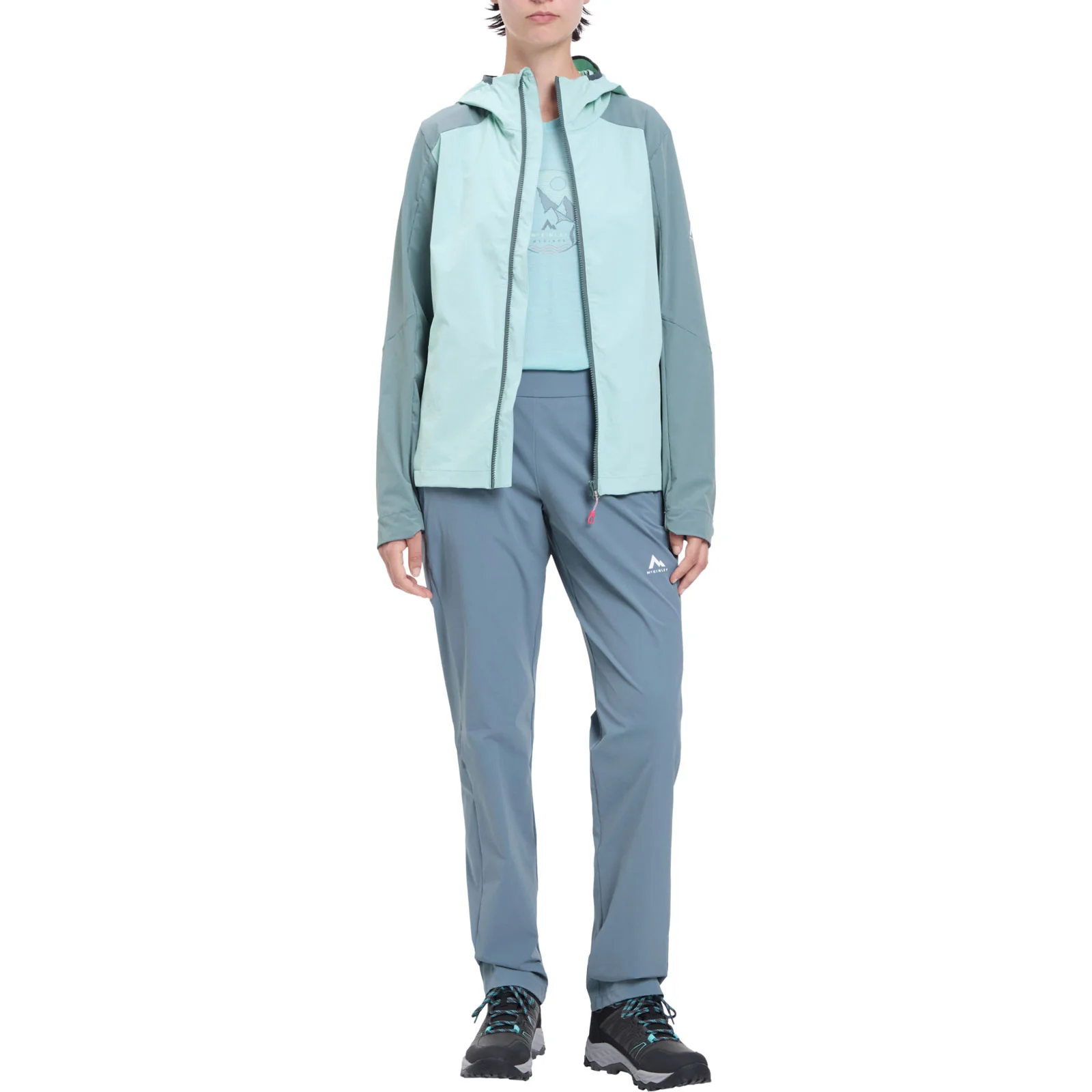 McKinley X-Light Womens Hooded Soft Jacket - Image 7
