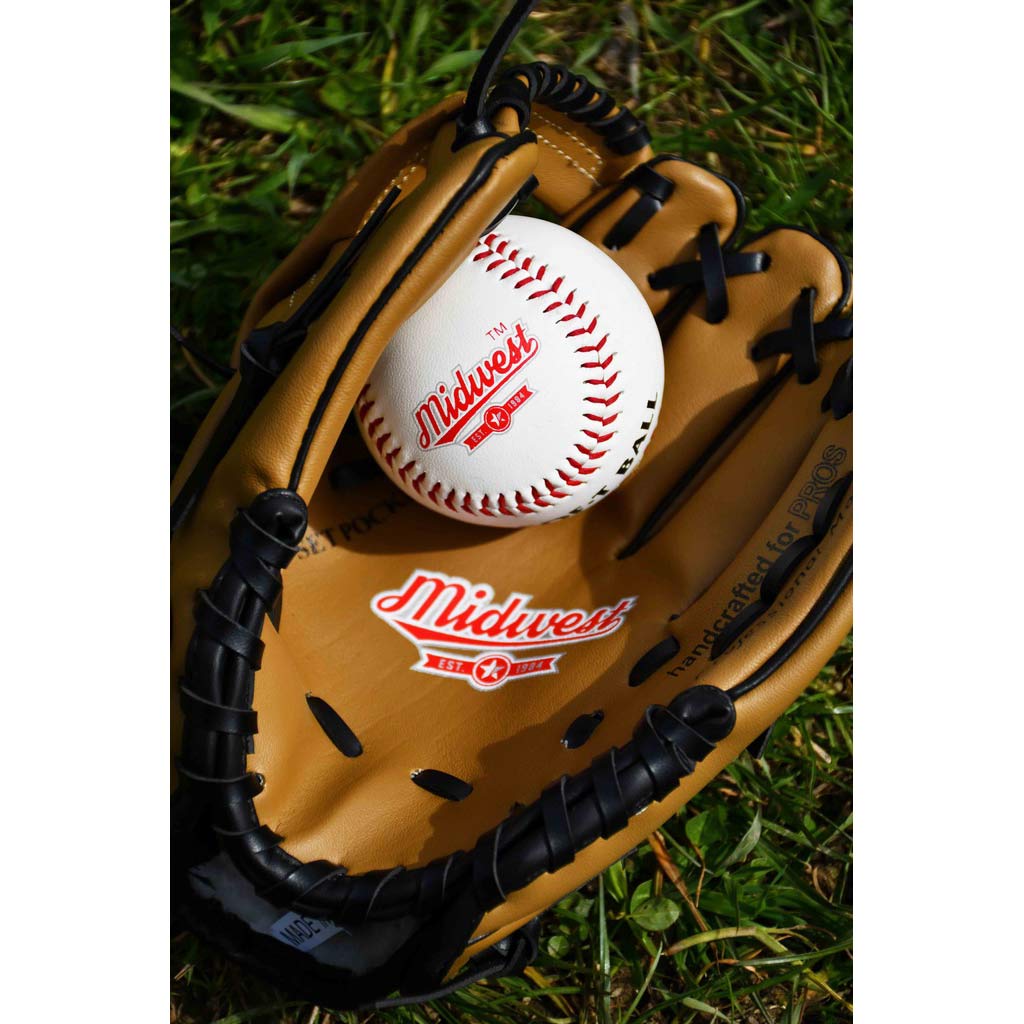 Midwest Baseball Glove & Ball Set - Image 2