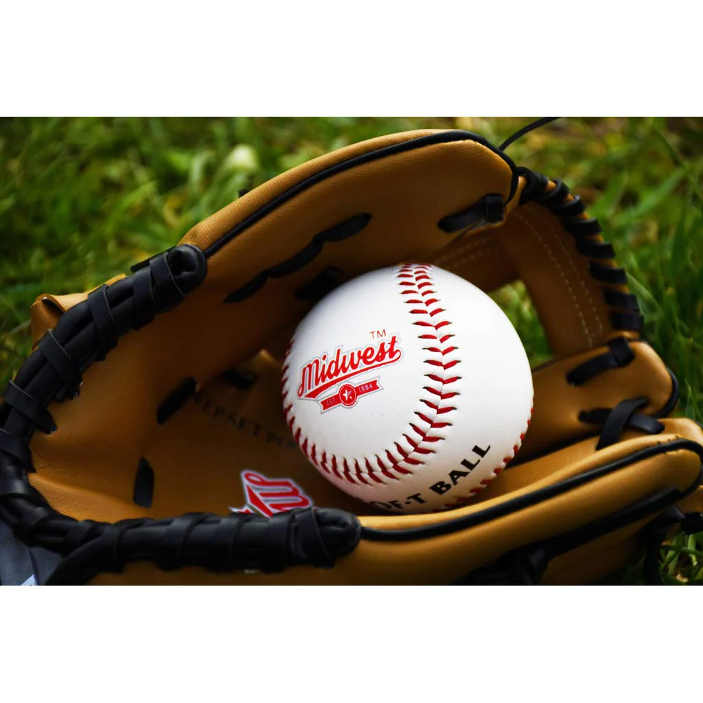 Midwest Baseball Glove & Ball Set - Image 3