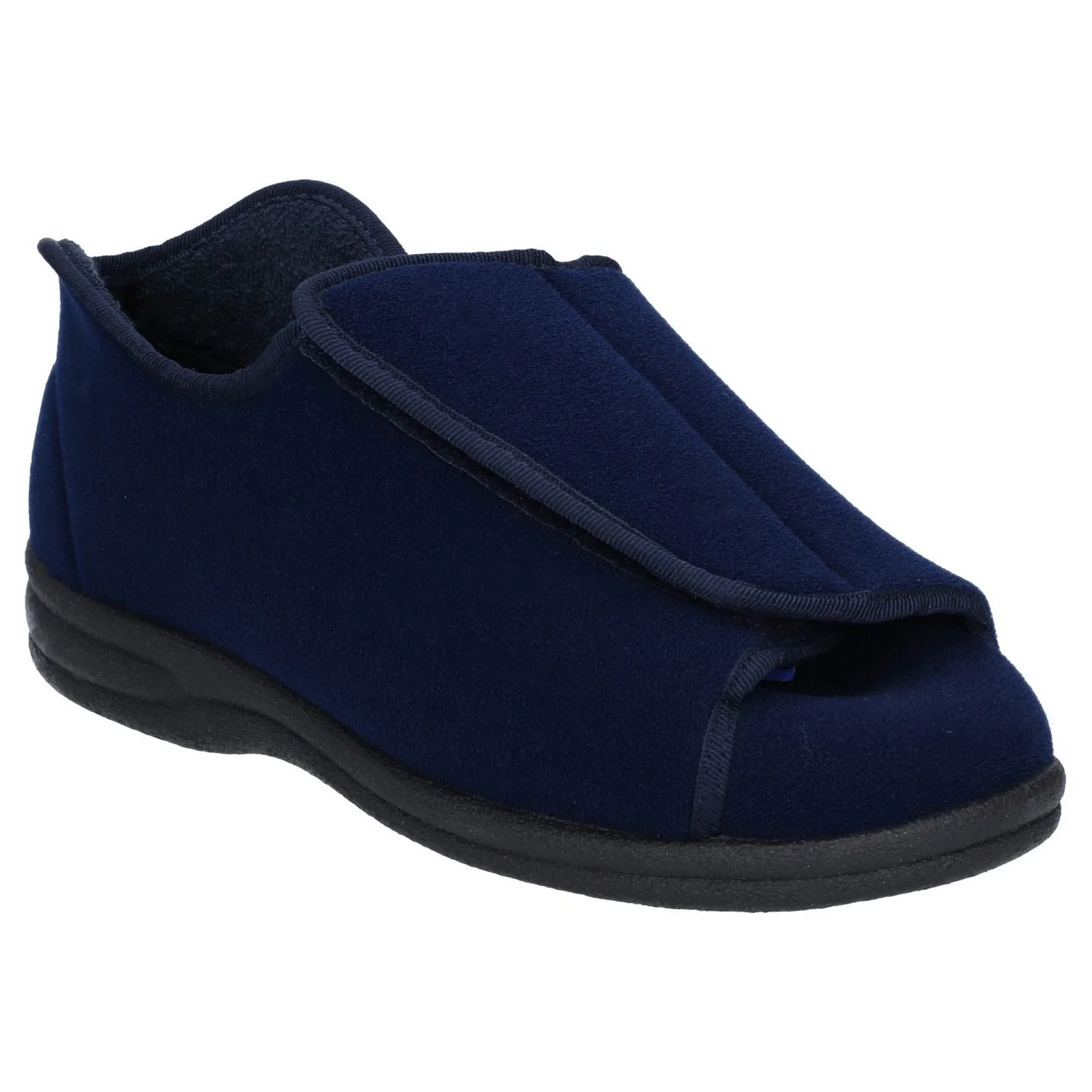 Mirak Mens Fife Touch Fastening Slipper Navy - Image 4
