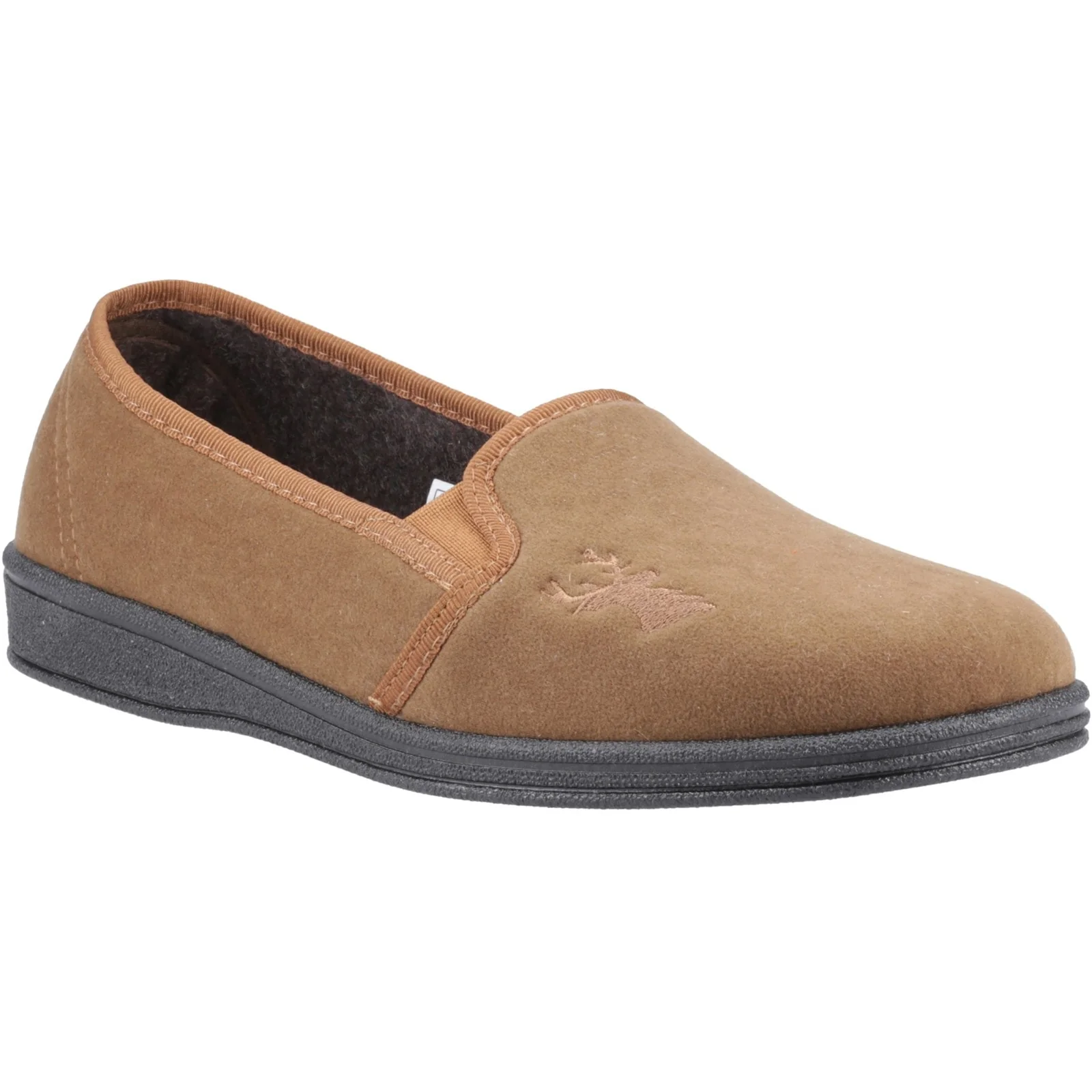 Mirak Mens Stag Slipper Tan - Image 5