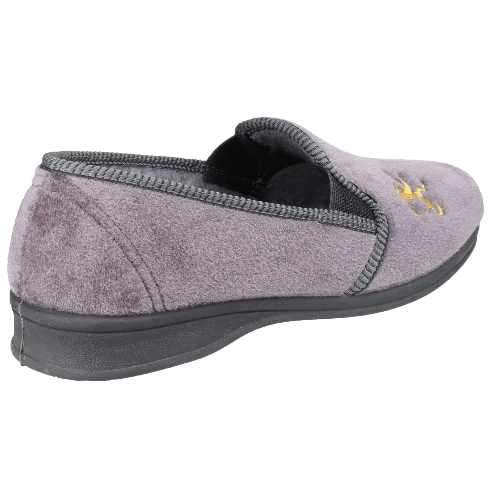 Mirak Mens Warminster Slipper Grey - Image 3