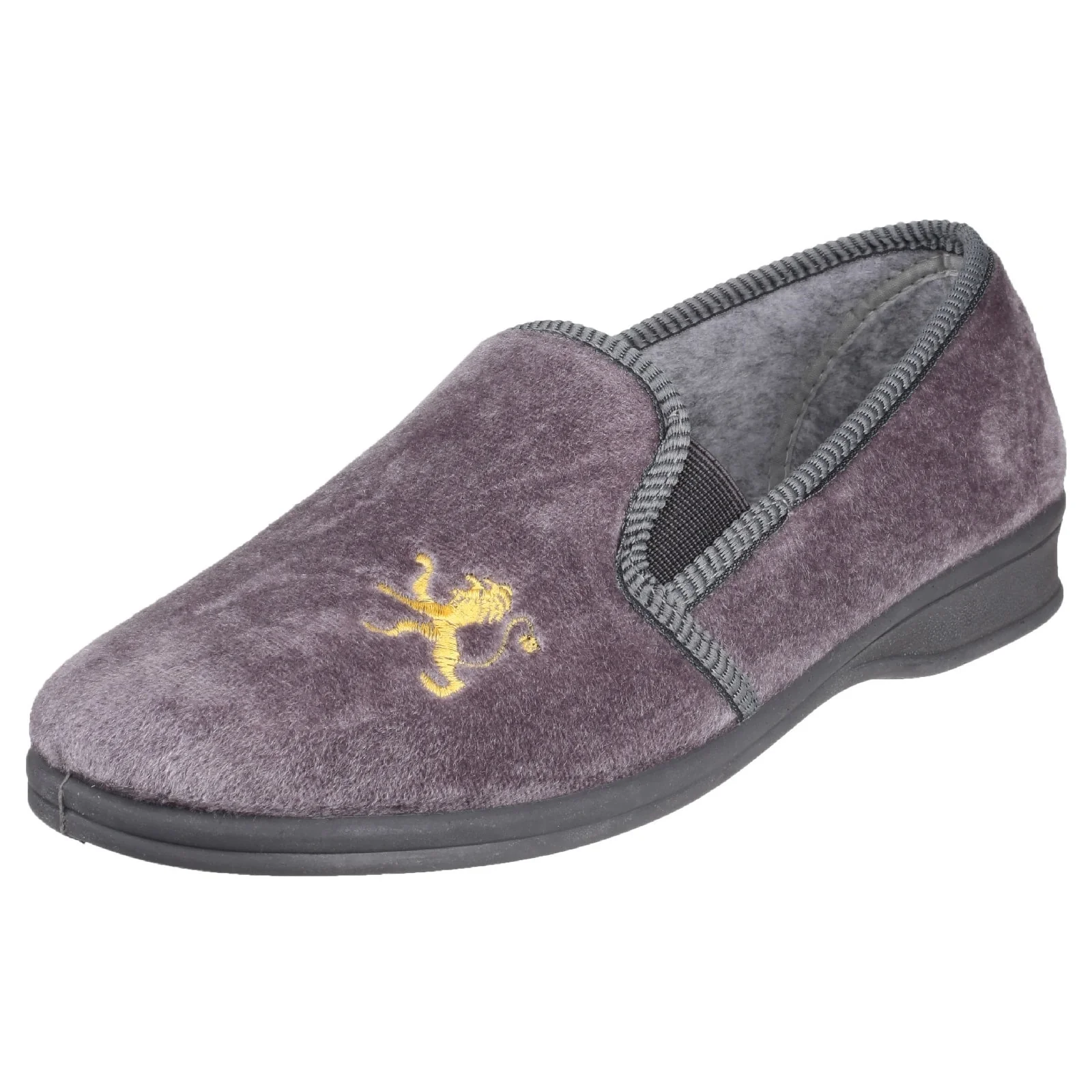 Mirak Mens Warminster Slipper Grey - Image 5
