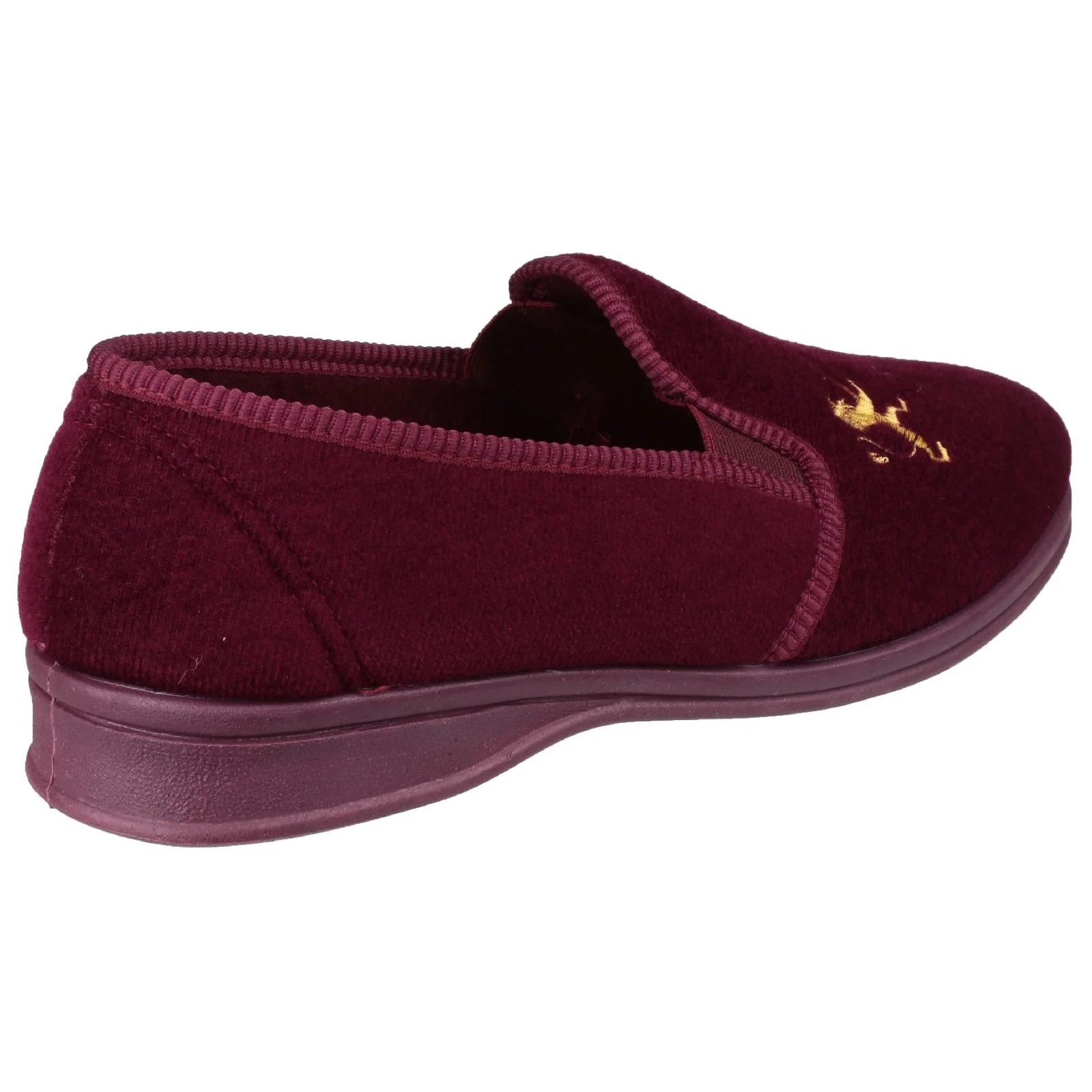 Mirak Mens Warminster Slipper Wine - Image 3