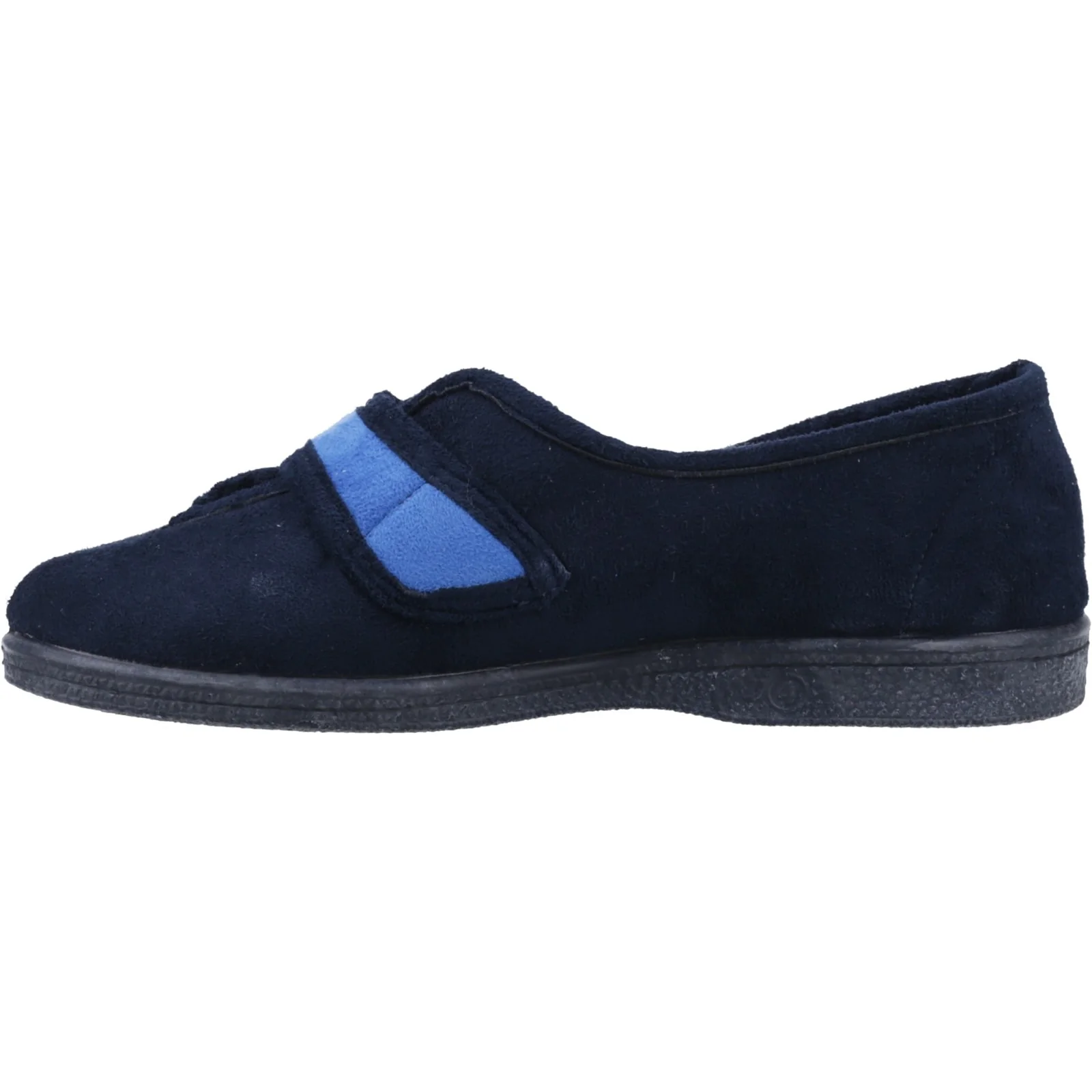 Mirak Womens Andrea Touch Fastening Slipper Navy - Image 2
