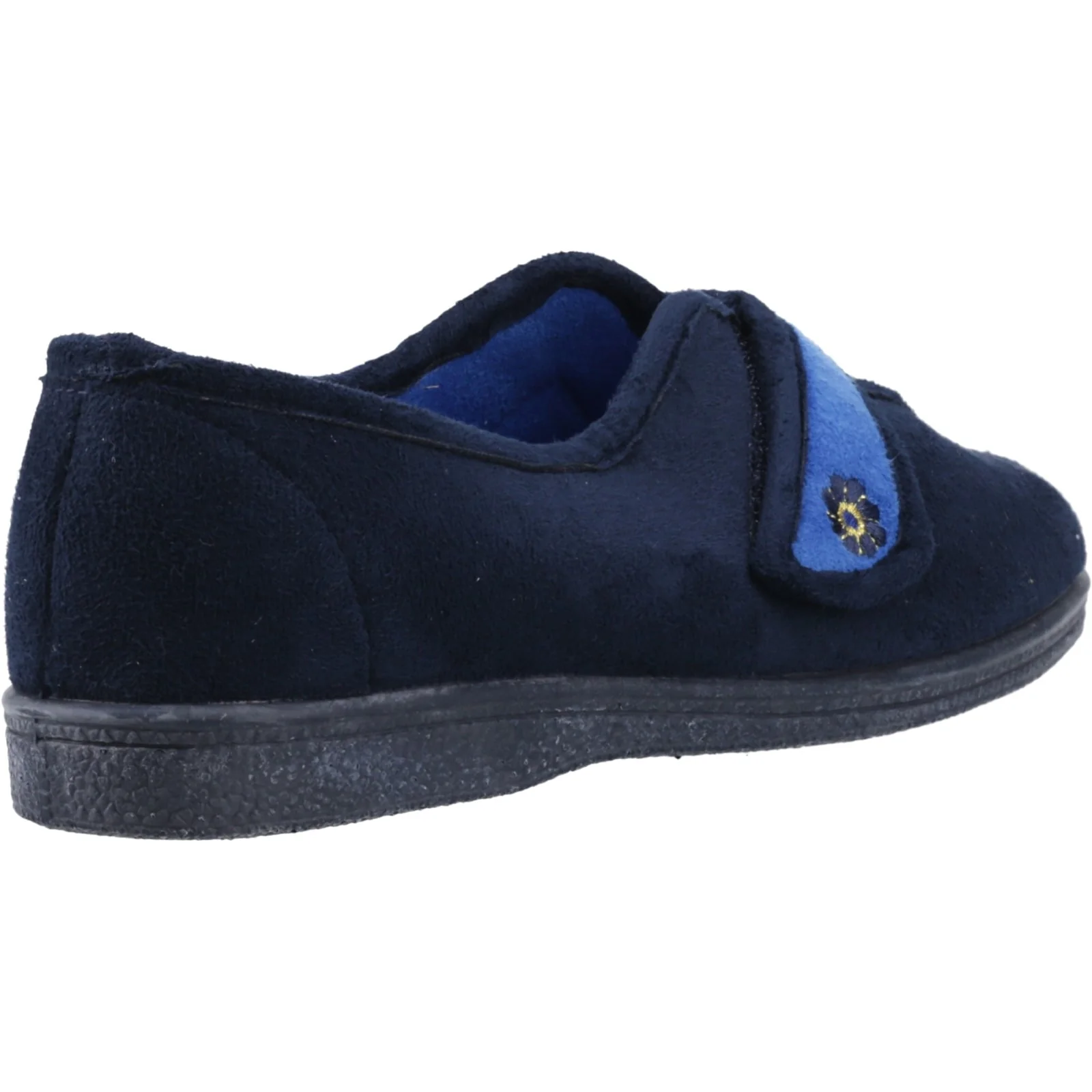 Mirak Womens Andrea Touch Fastening Slipper Navy - Image 4