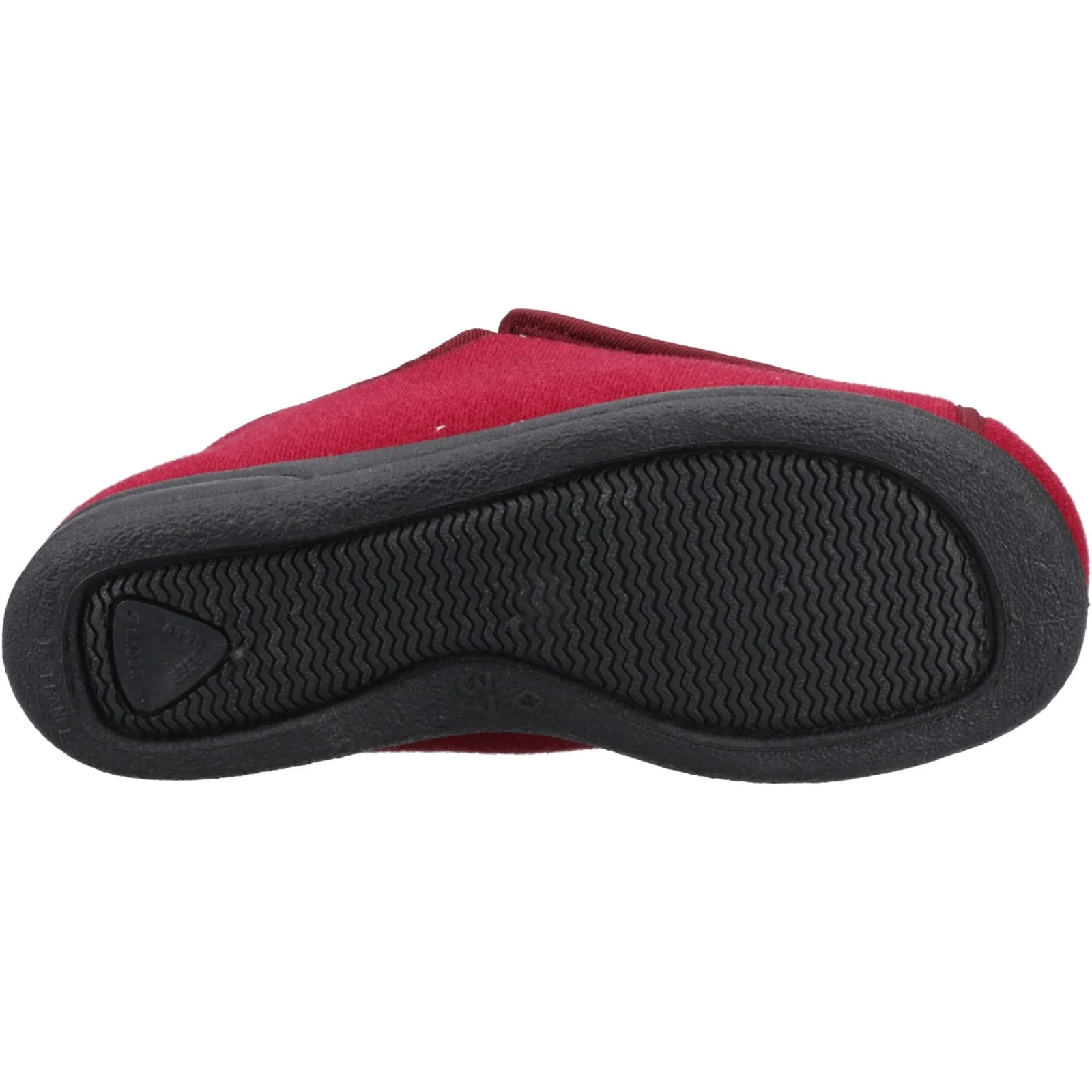 Mirak Womens Fife Touch Fastening Slipper Wine - Image 3
