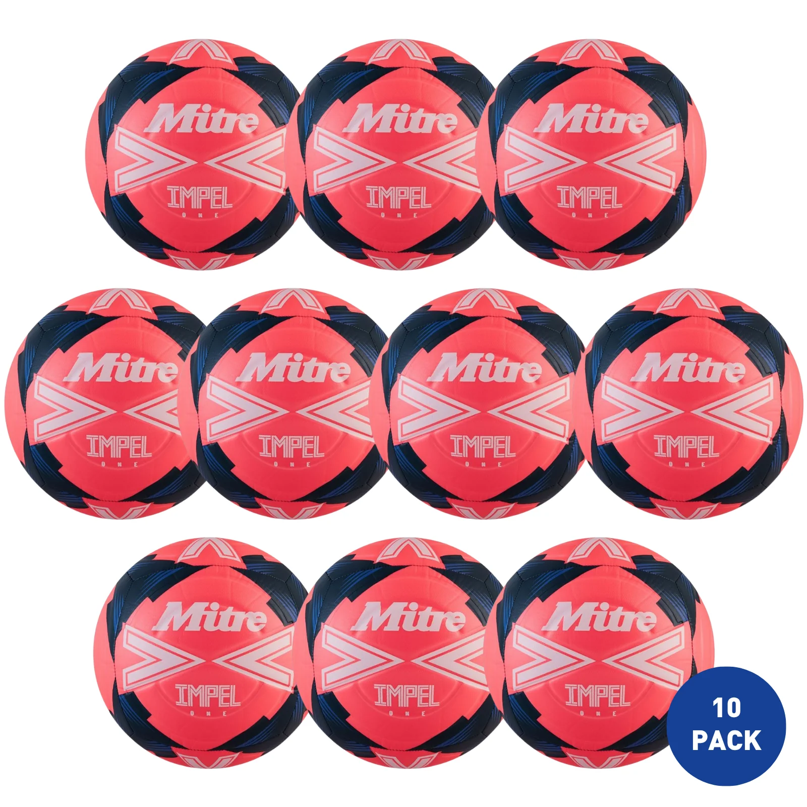 Mitre Impel One 24 Football - 10 Pack