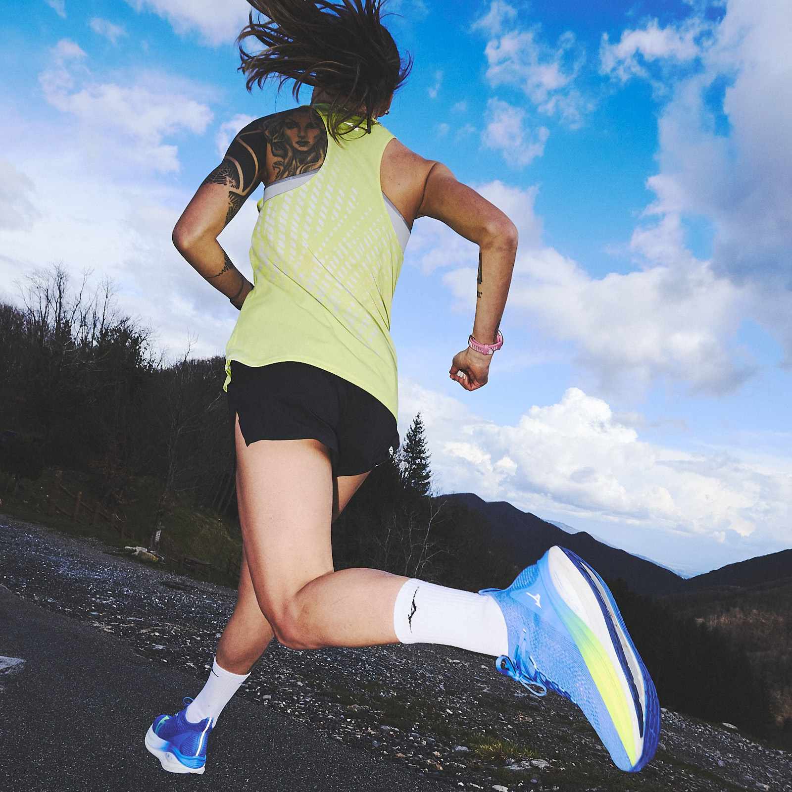 Mizuno Neo Vista 2 Womens Racing Running Shoes - Blue - Image 14