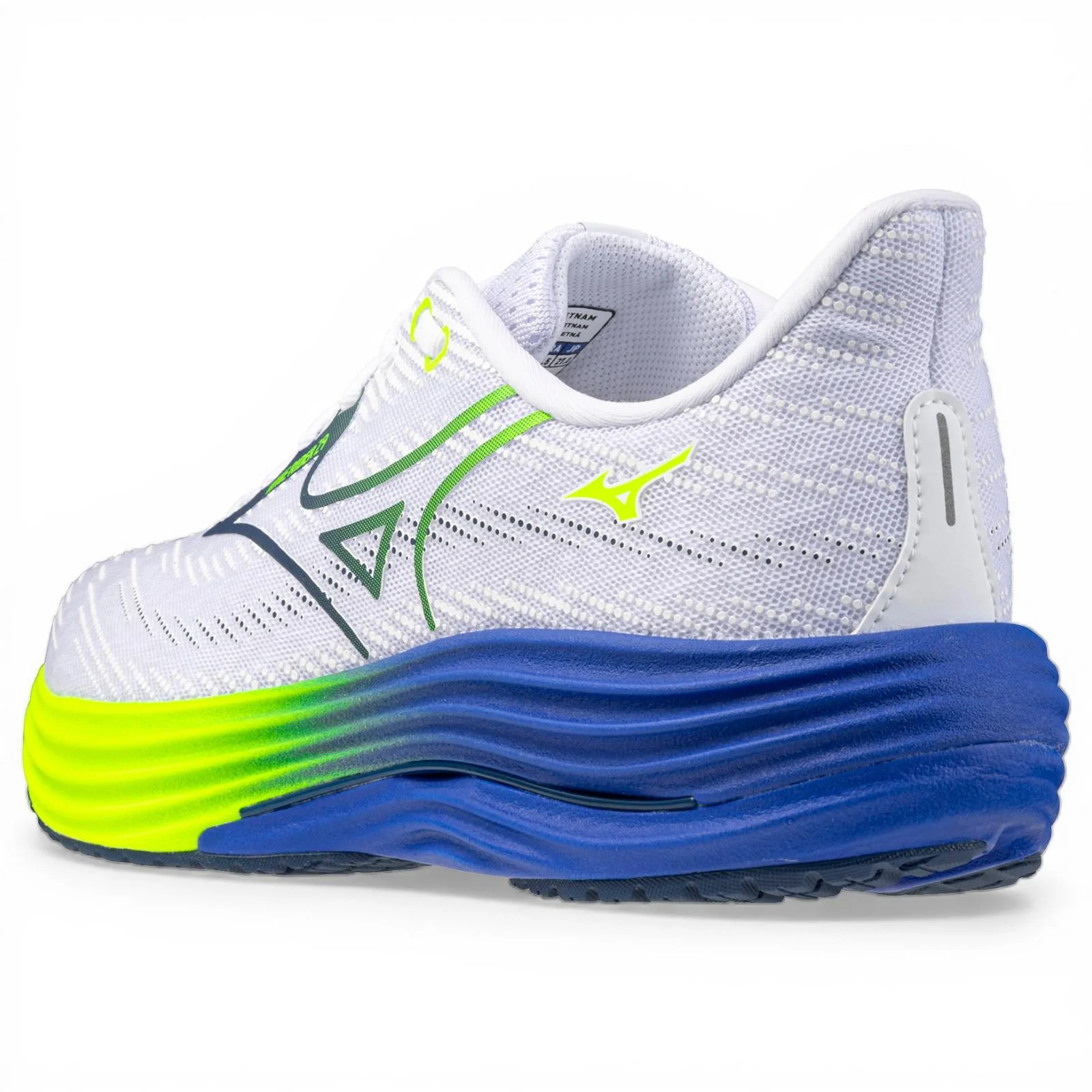 Mizuno Wave Rider 29 Mens Cushioned Running Shoes - White - Image 13