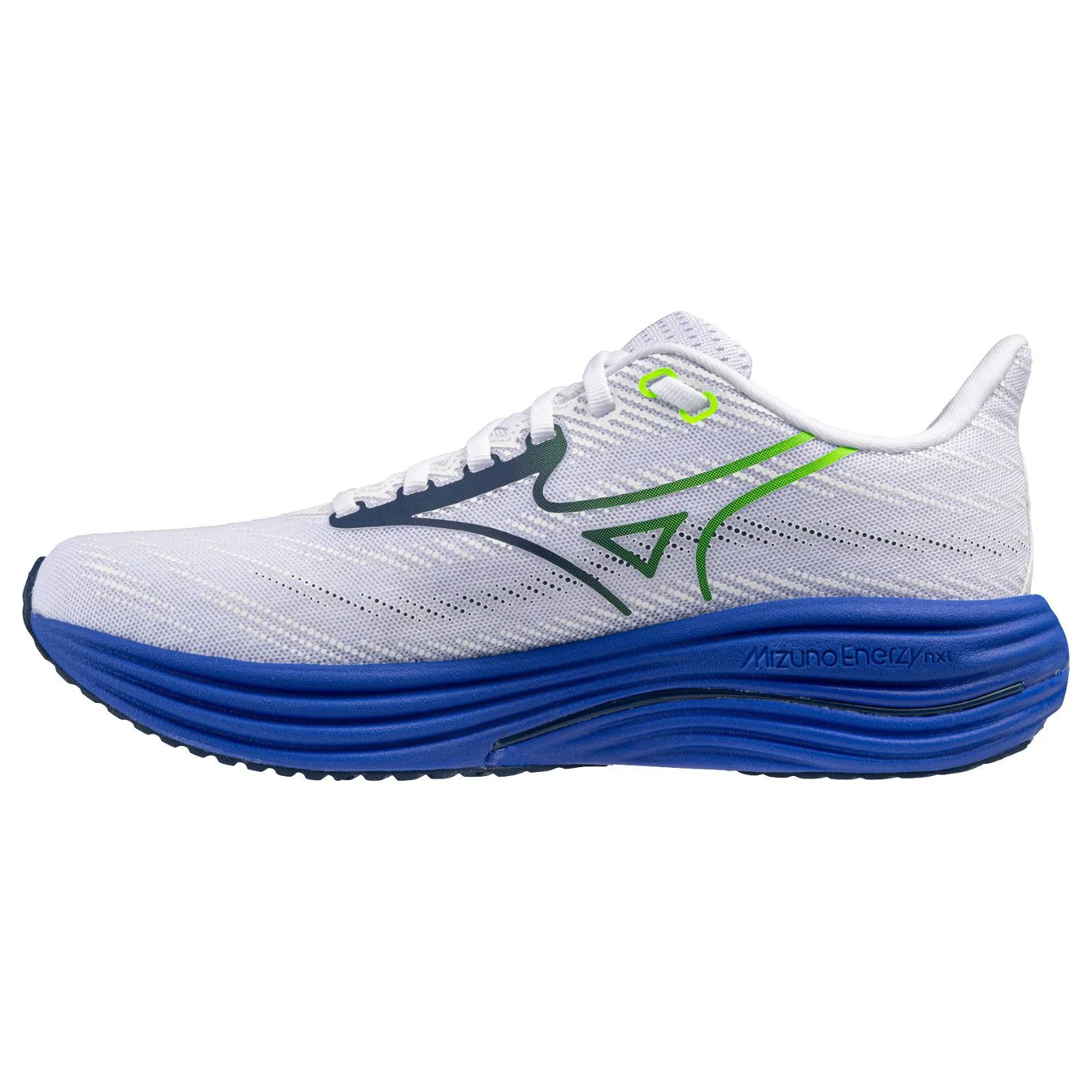 Mizuno Wave Rider 29 Mens Cushioned Running Shoes - White - Image 2