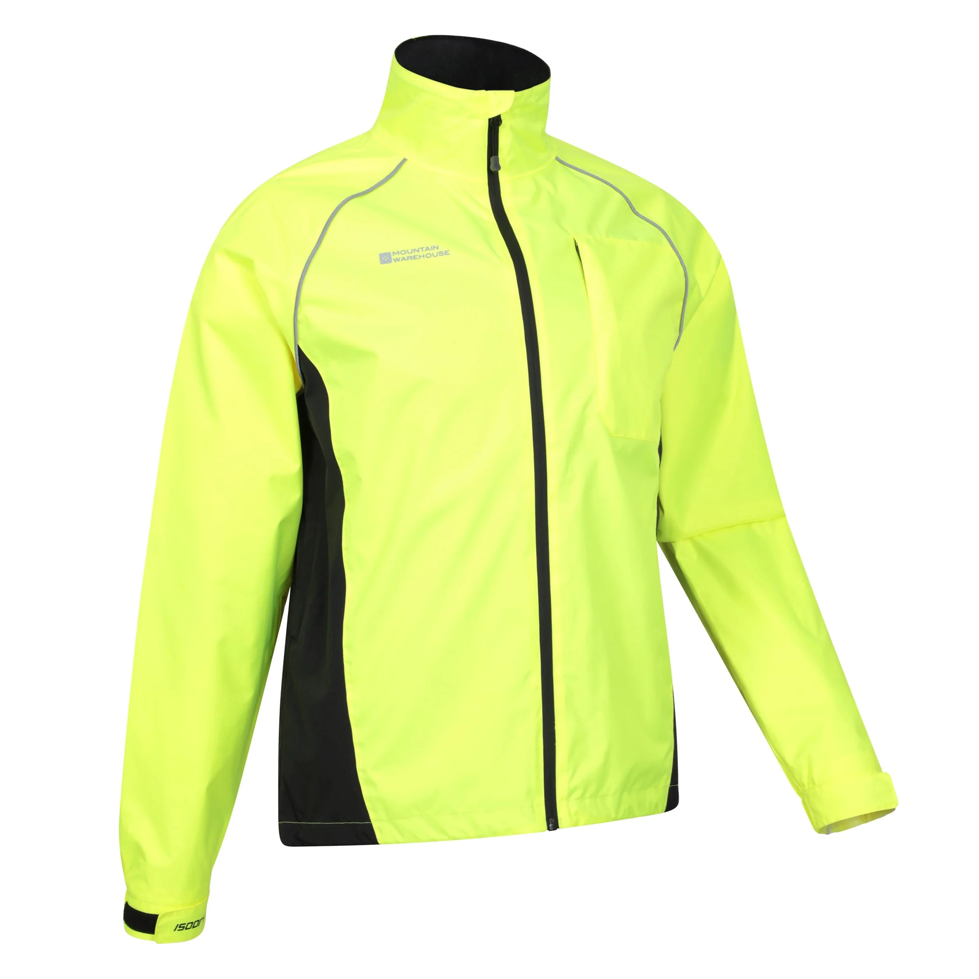 Mountain Warehouse Mens Adrenaline II Waterproof Jacket Yellow - Image 3