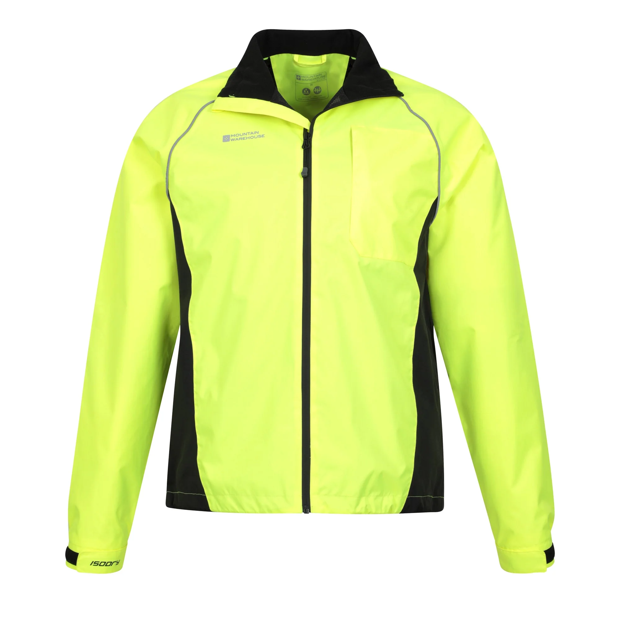 Mountain Warehouse Mens Adrenaline II Waterproof Jacket Yellow - Image 4