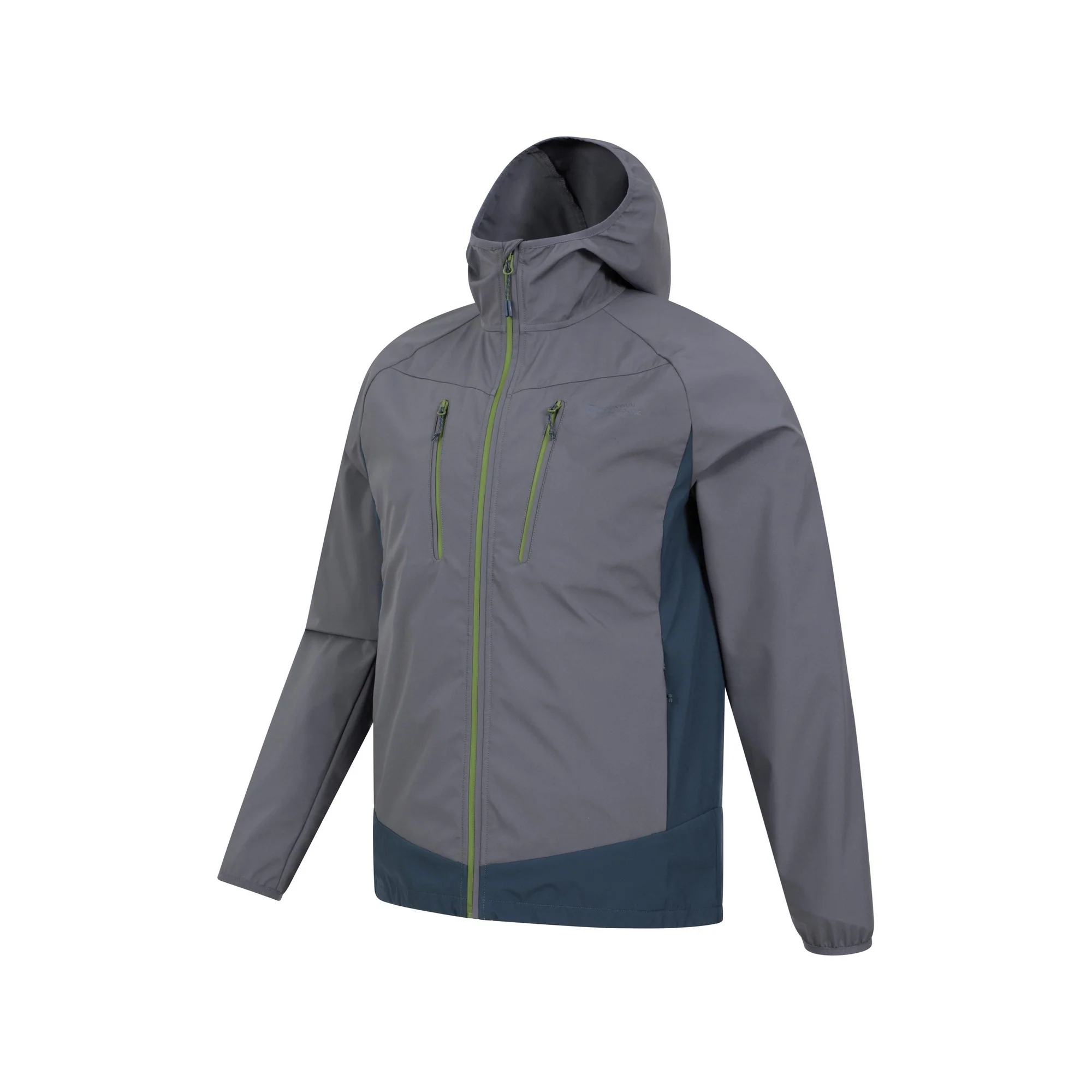 Mountain Warehouse Mens Ambit Lightweight Soft Shell Jacket Dark Grey - Image 3