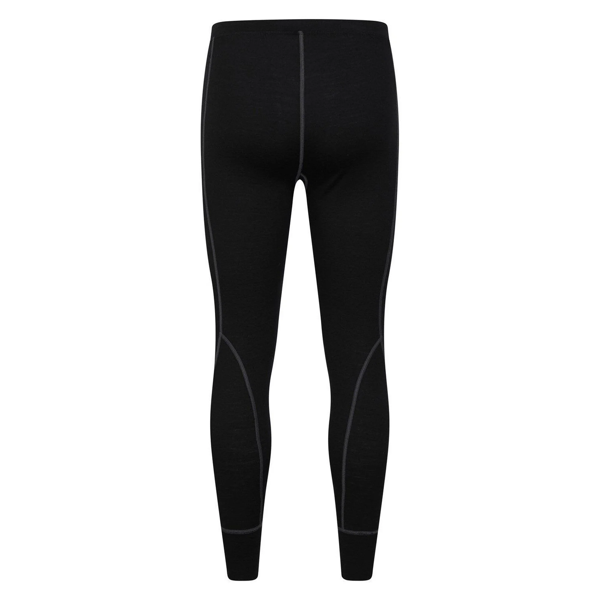 Mountain Warehouse Mens Asgard Merino Wool Base Layer Set Black - Image 4