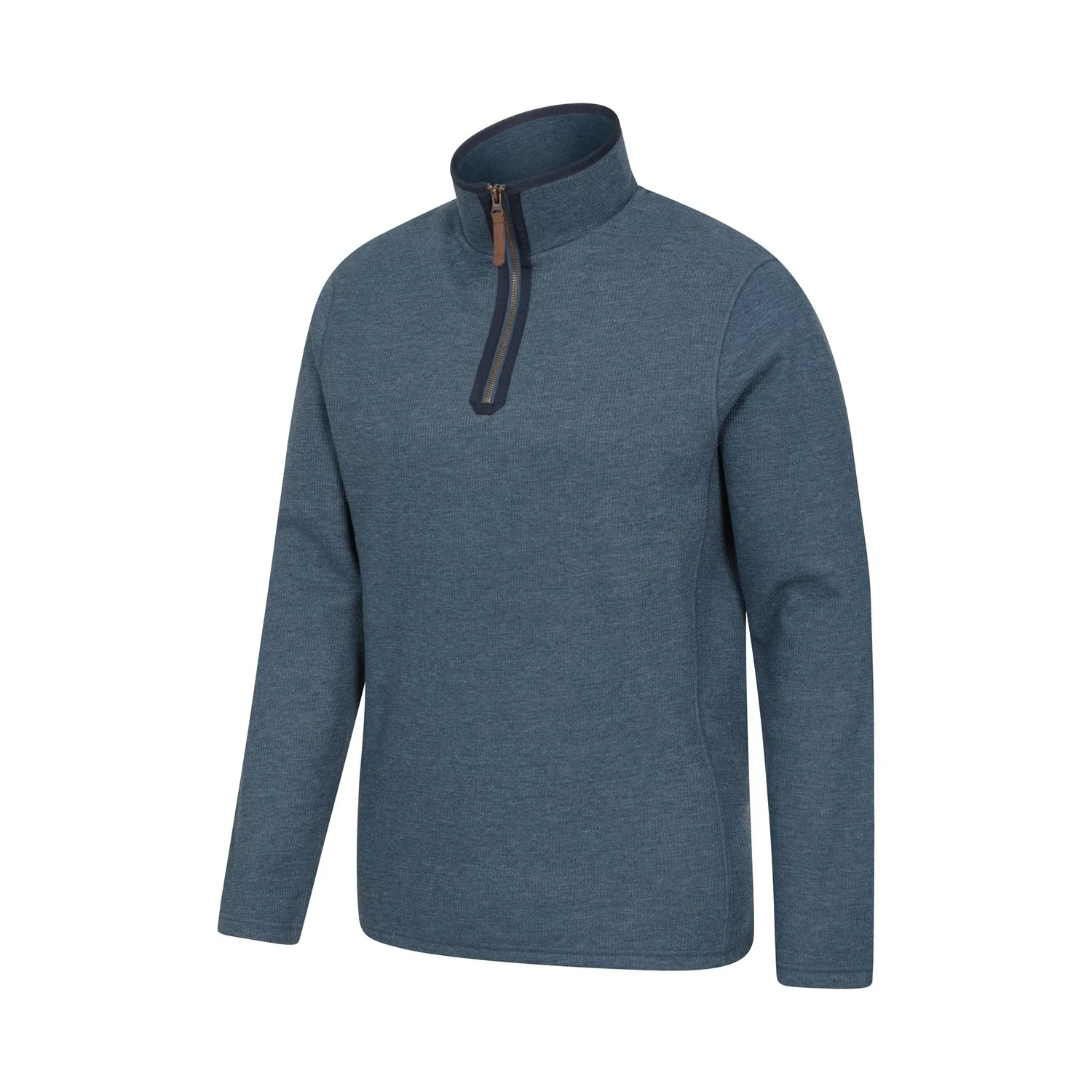 Mountain Warehouse Mens Beta Contrast Zip Top Light Blue - Image 2