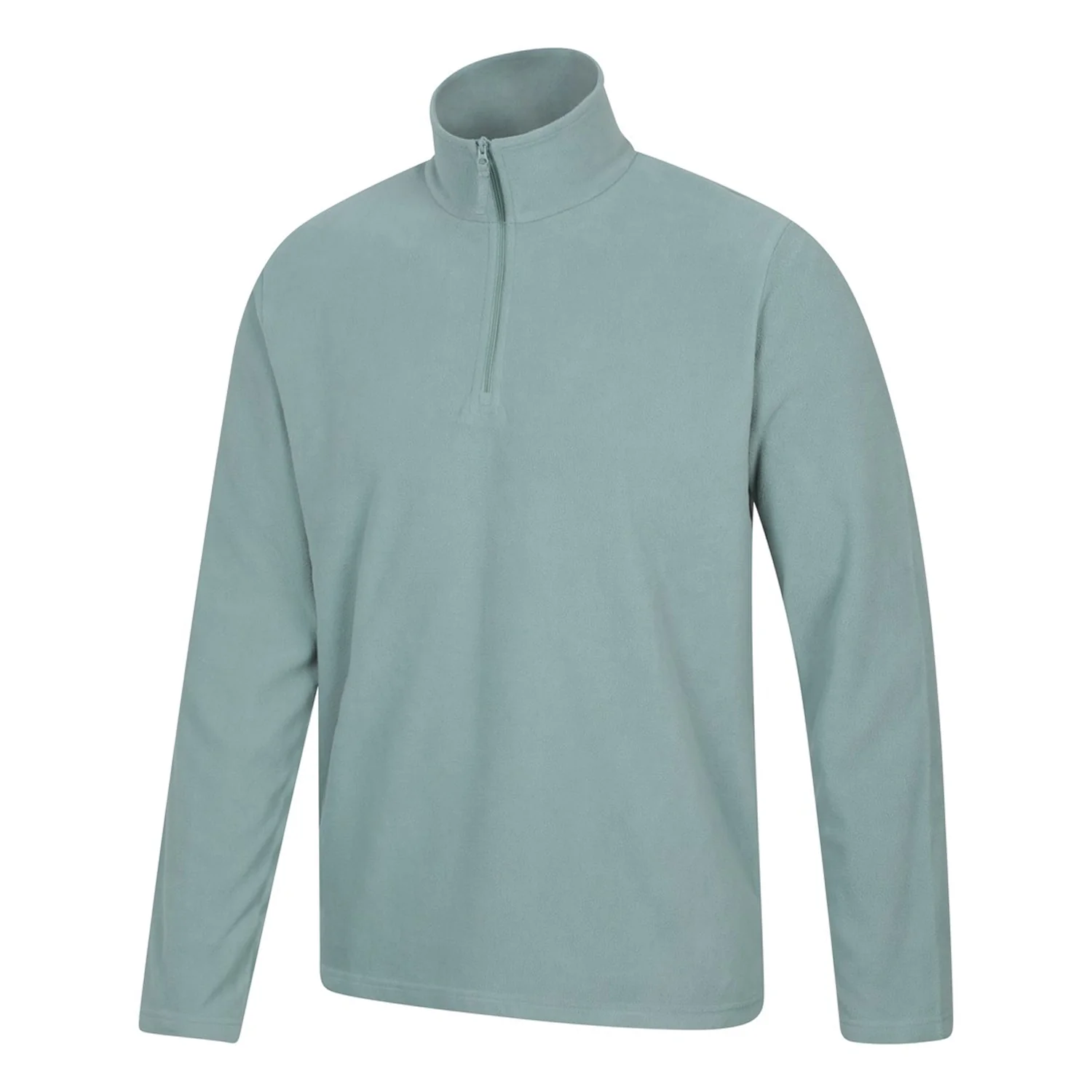 Mountain Warehouse Mens Camber II Half Zip Fleece Pale Green - Image 3