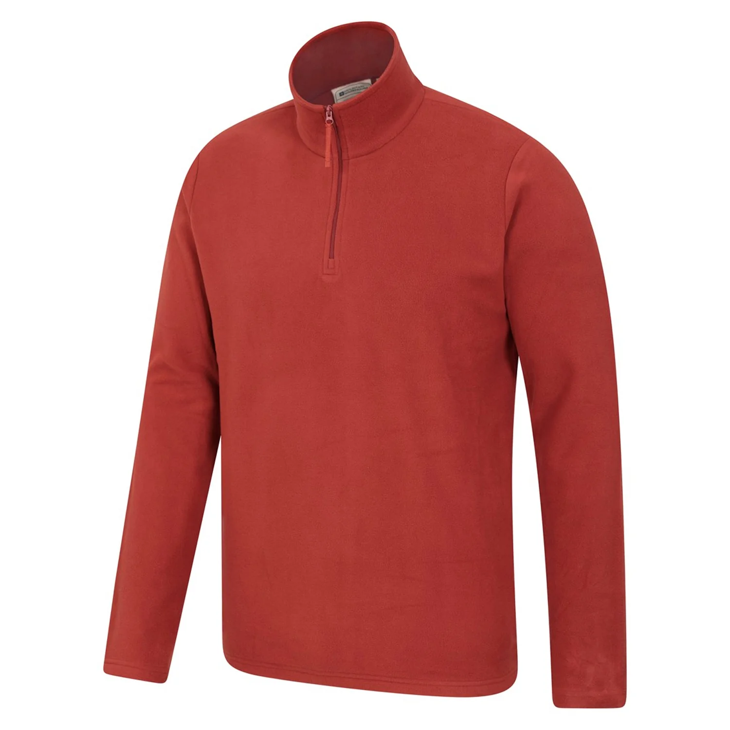 Mountain Warehouse Mens Camber II Half Zip Fleece Red - Image 2