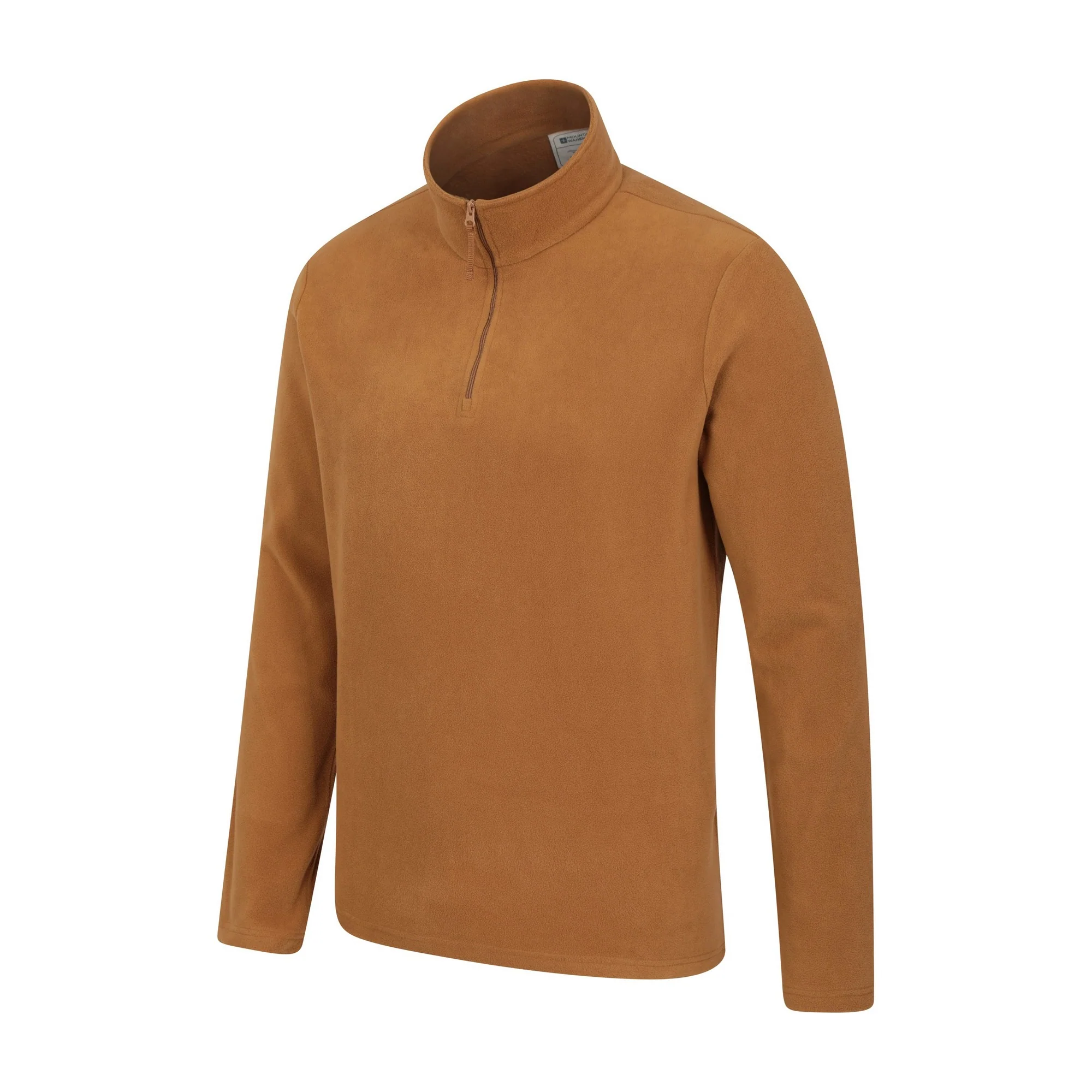Mountain Warehouse Mens Camber II Half Zip Fleece Top Mustard - Image 3