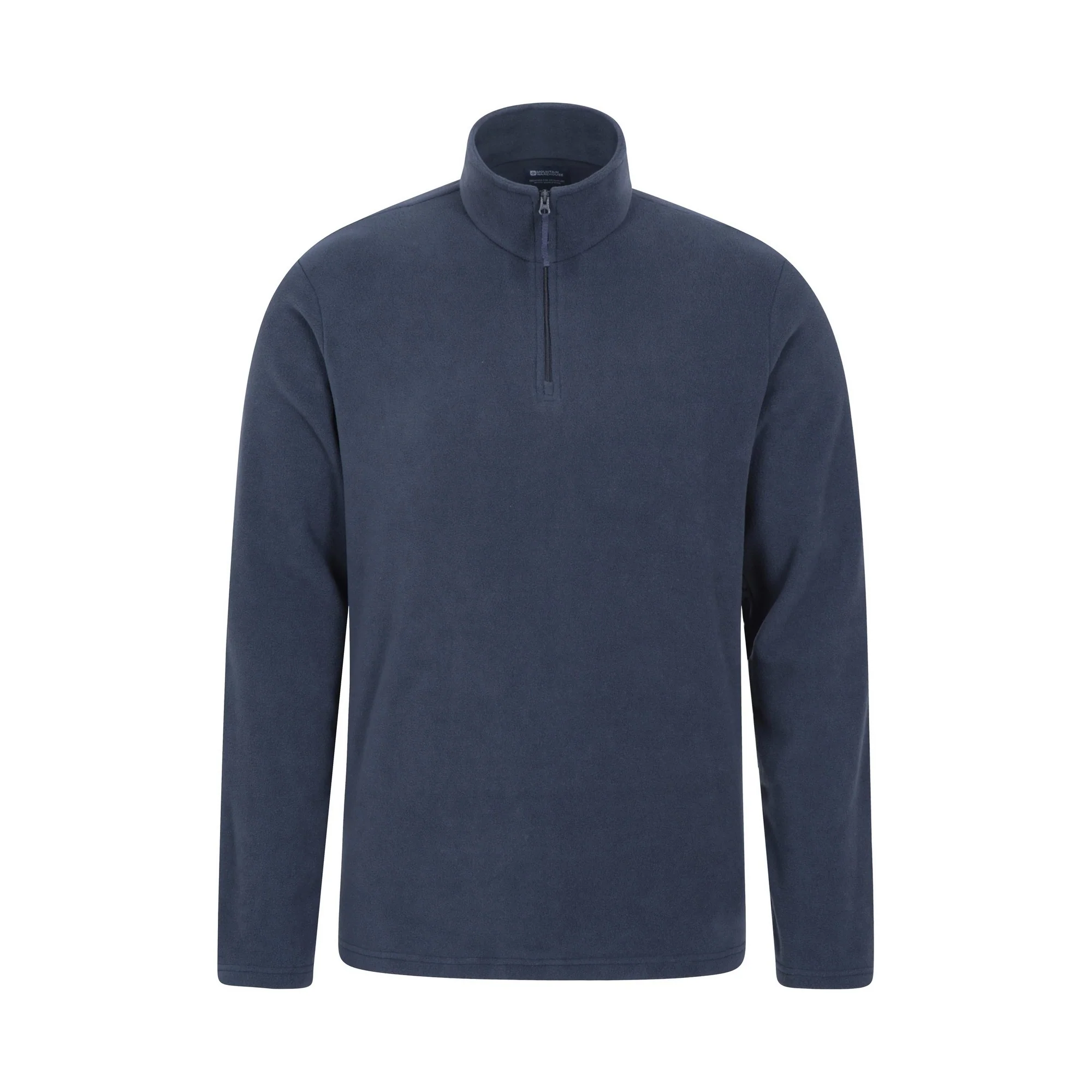 Mountain Warehouse Mens Camber II Half Zip Fleece Top Navy