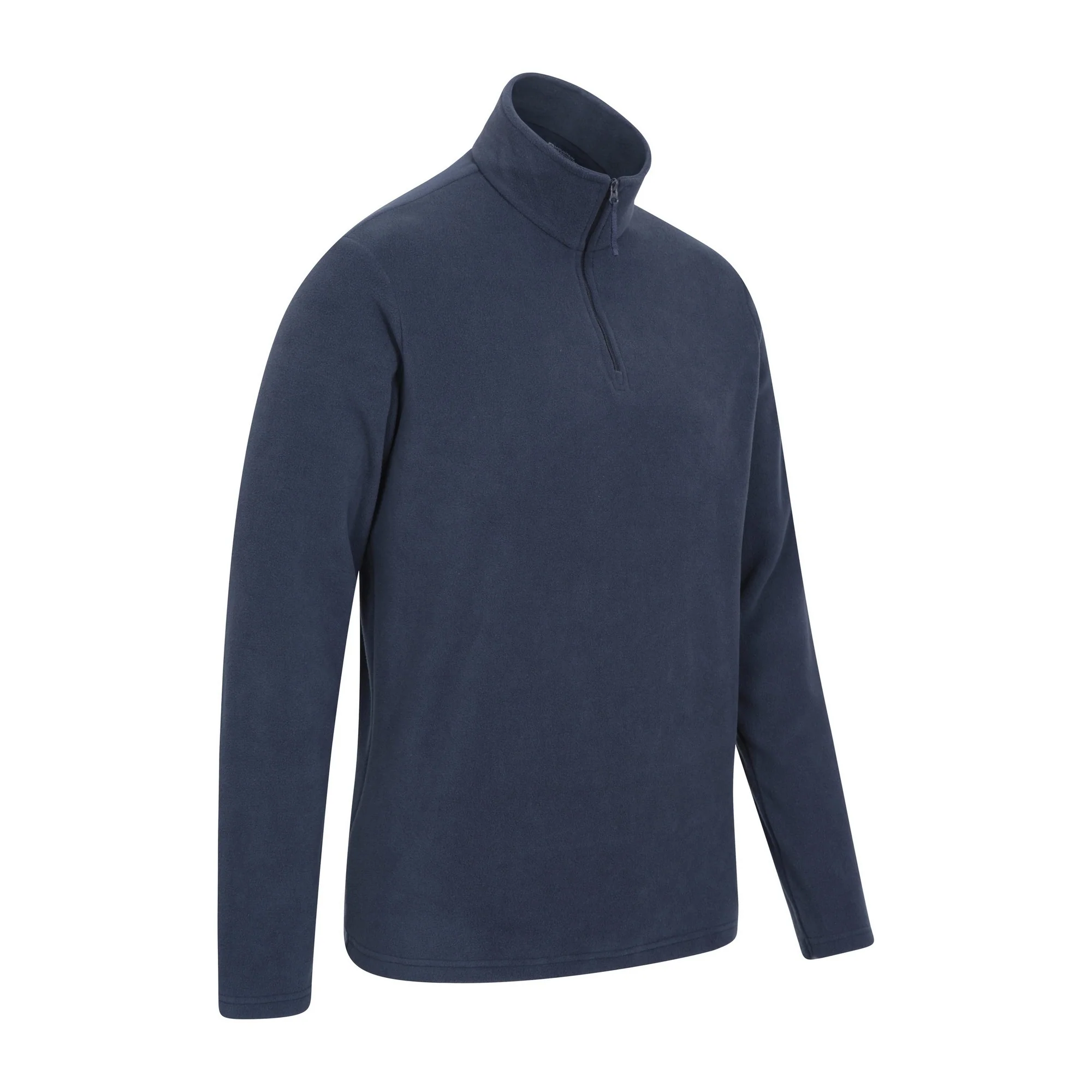 Mountain Warehouse Mens Camber II Half Zip Fleece Top Navy - Image 2