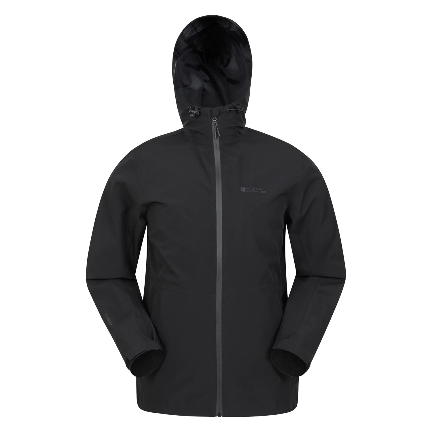 Mountain Warehouse Mens Covert Waterproof Jacket Black