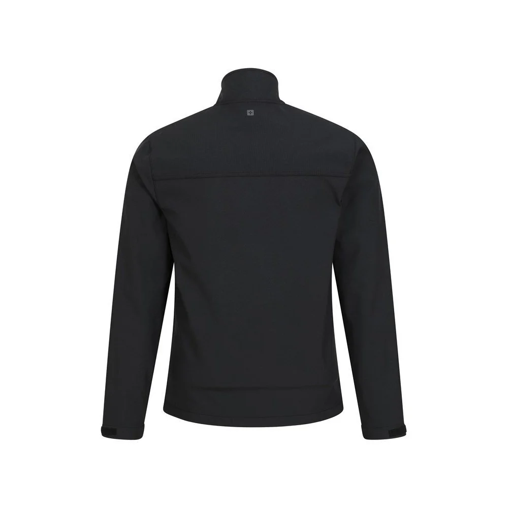 Mountain Warehouse Mens Grasmere Soft Shell Jacket Black - Image 2