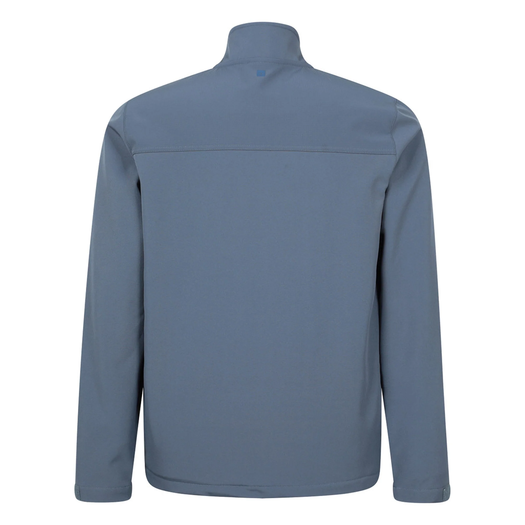 Mountain Warehouse Mens Grasmere Water Resistant Soft Shell Jacket Blue - Image 2