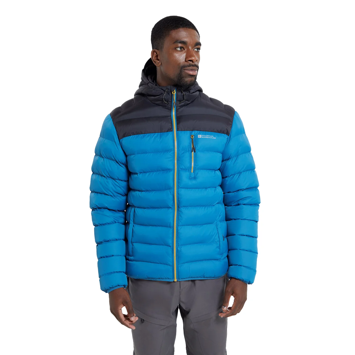 Mountain Warehouse Mens Link Padded Jacket Dark Grey