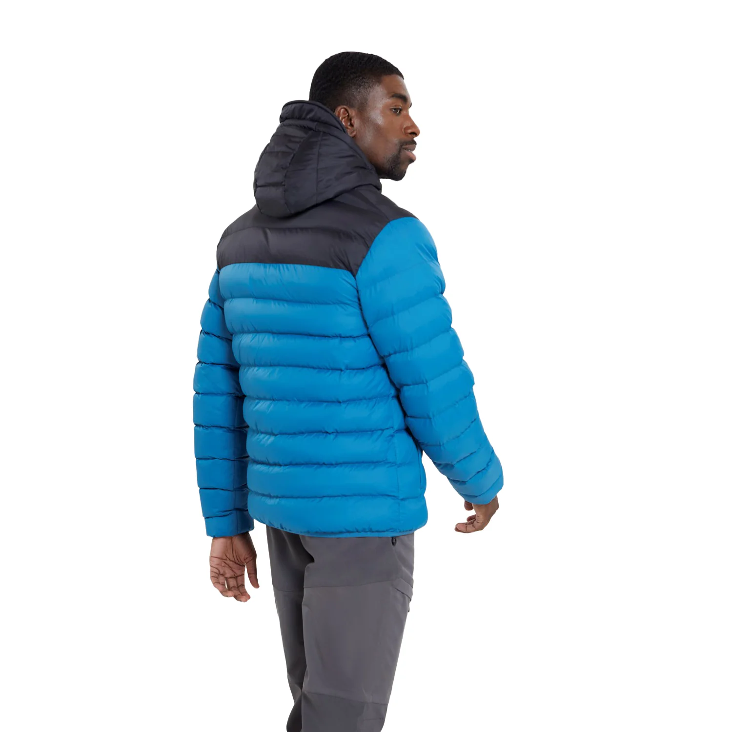 Mountain Warehouse Mens Link Padded Jacket Dark Grey - Image 2