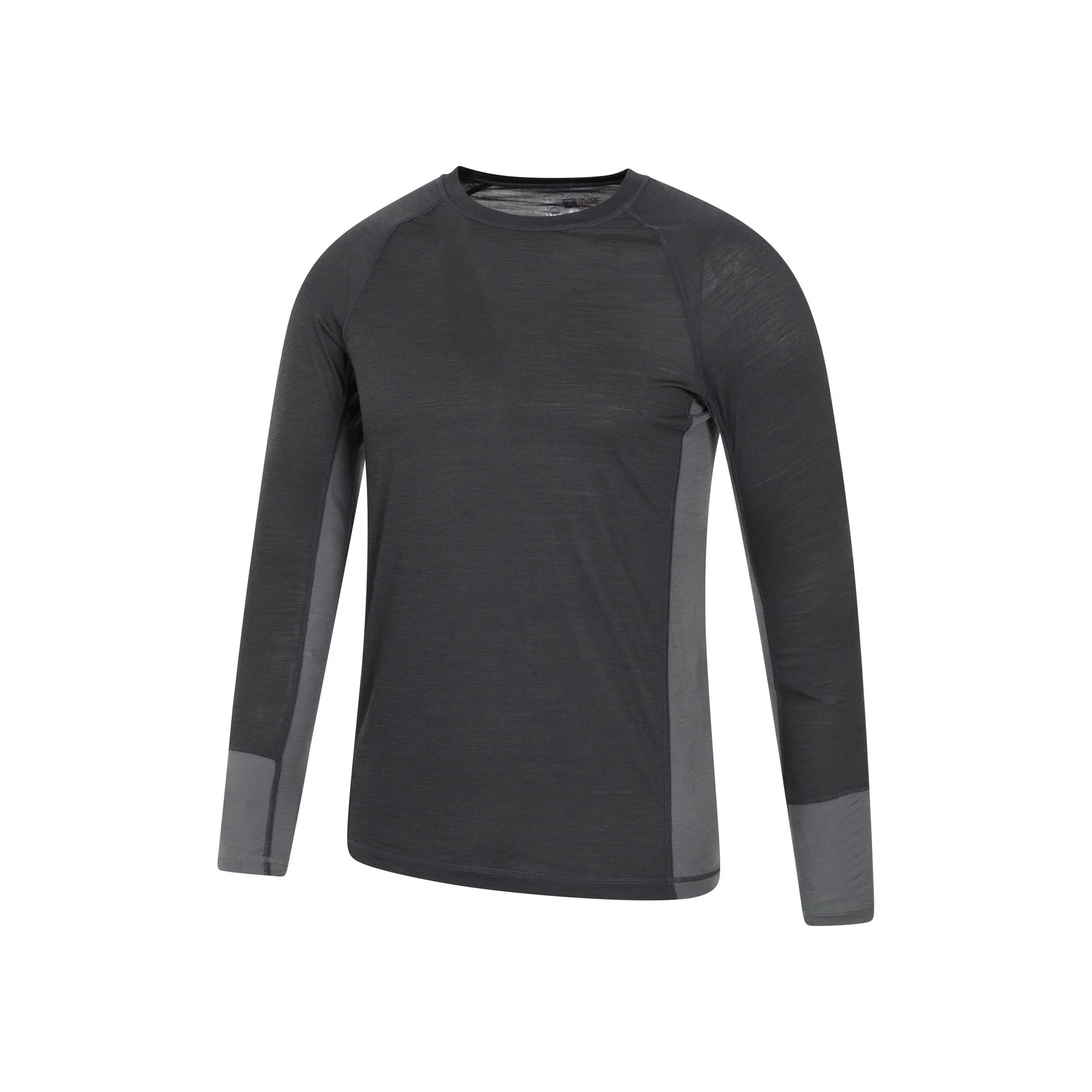 Mountain Warehouse Mens Long-Sleeved Base Layer Top Charcoal - Image 3