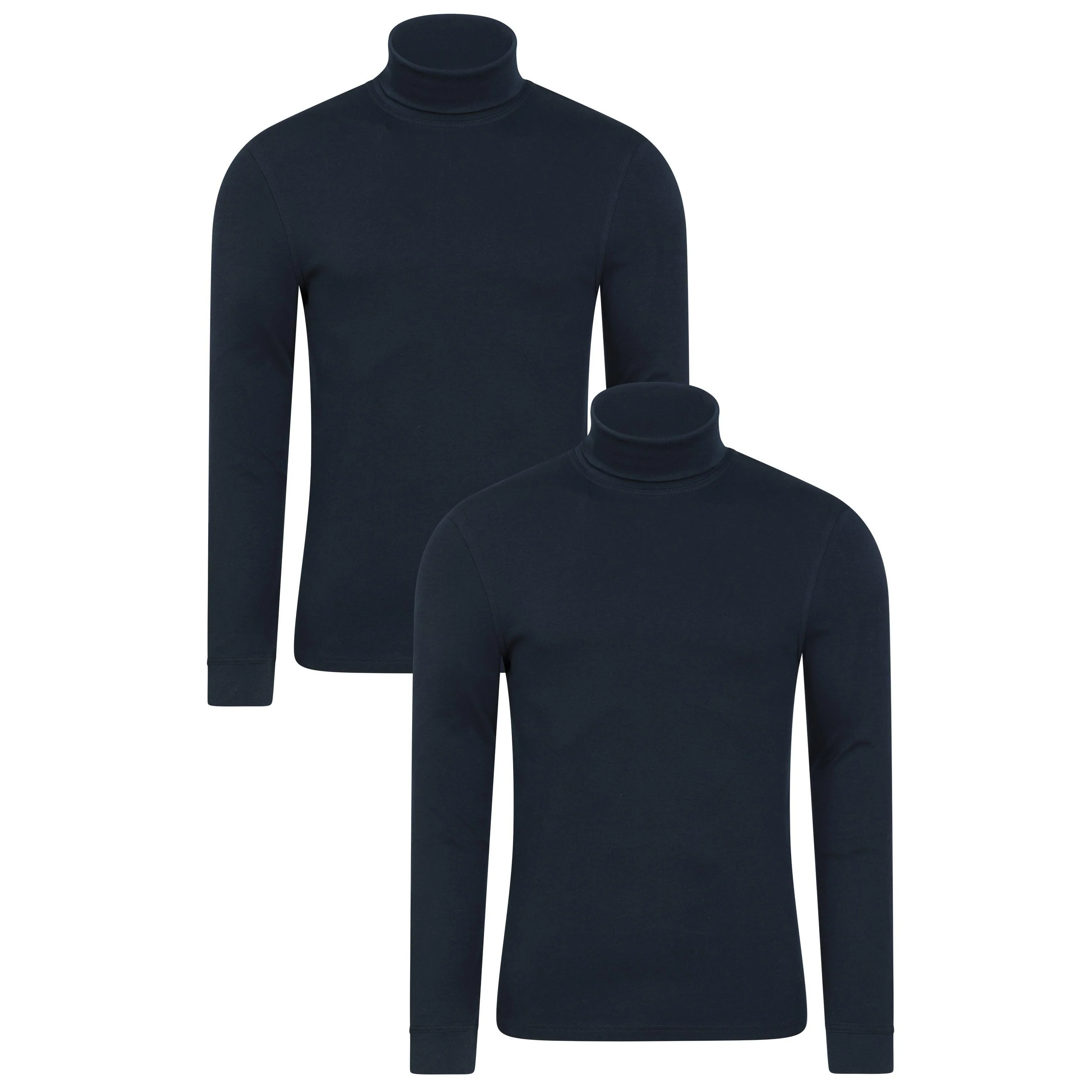 Mountain Warehouse Mens Meribel Thermal Top (Pack of 2) Navy