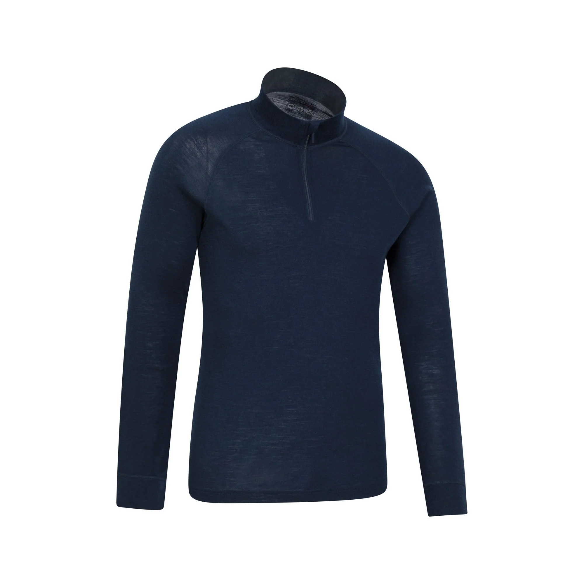 Mountain Warehouse Mens Merino II Base Layer Top Navy - Image 2