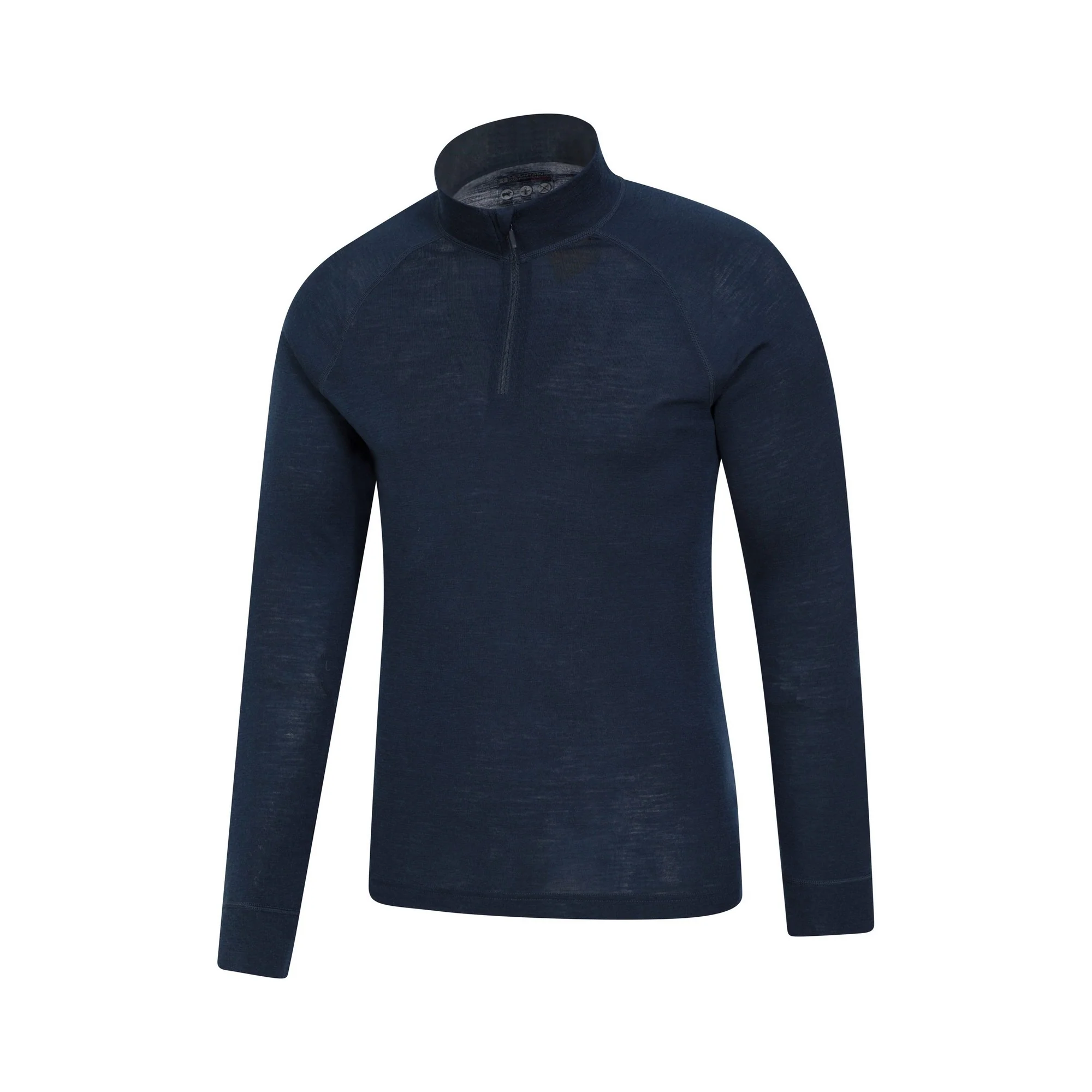 Mountain Warehouse Mens Merino II Base Layer Top Navy - Image 3