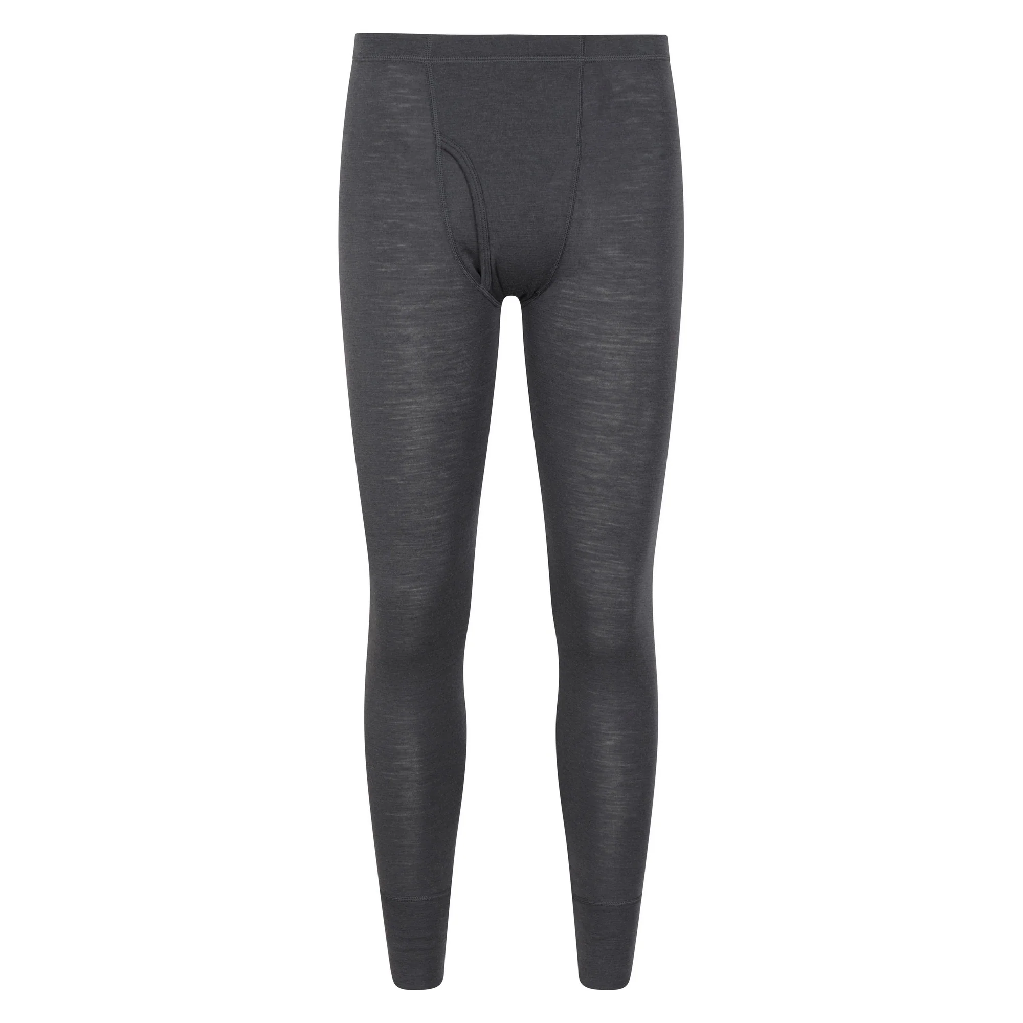 Mountain Warehouse Mens Merino II Thermal Bottoms Dark Grey