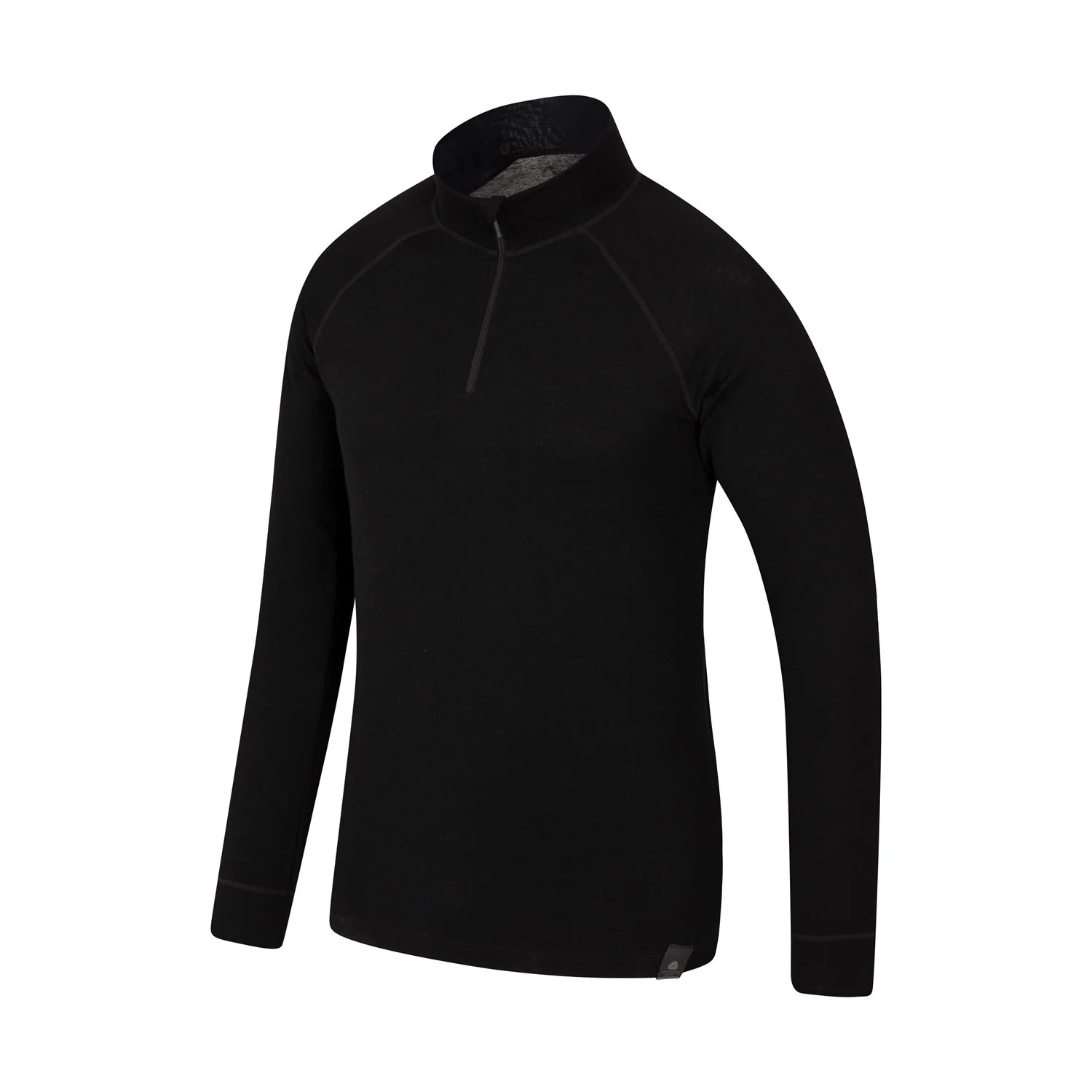Mountain Warehouse Mens Merino Wool Base Layer Top (Pack of 2) Black - Image 3
