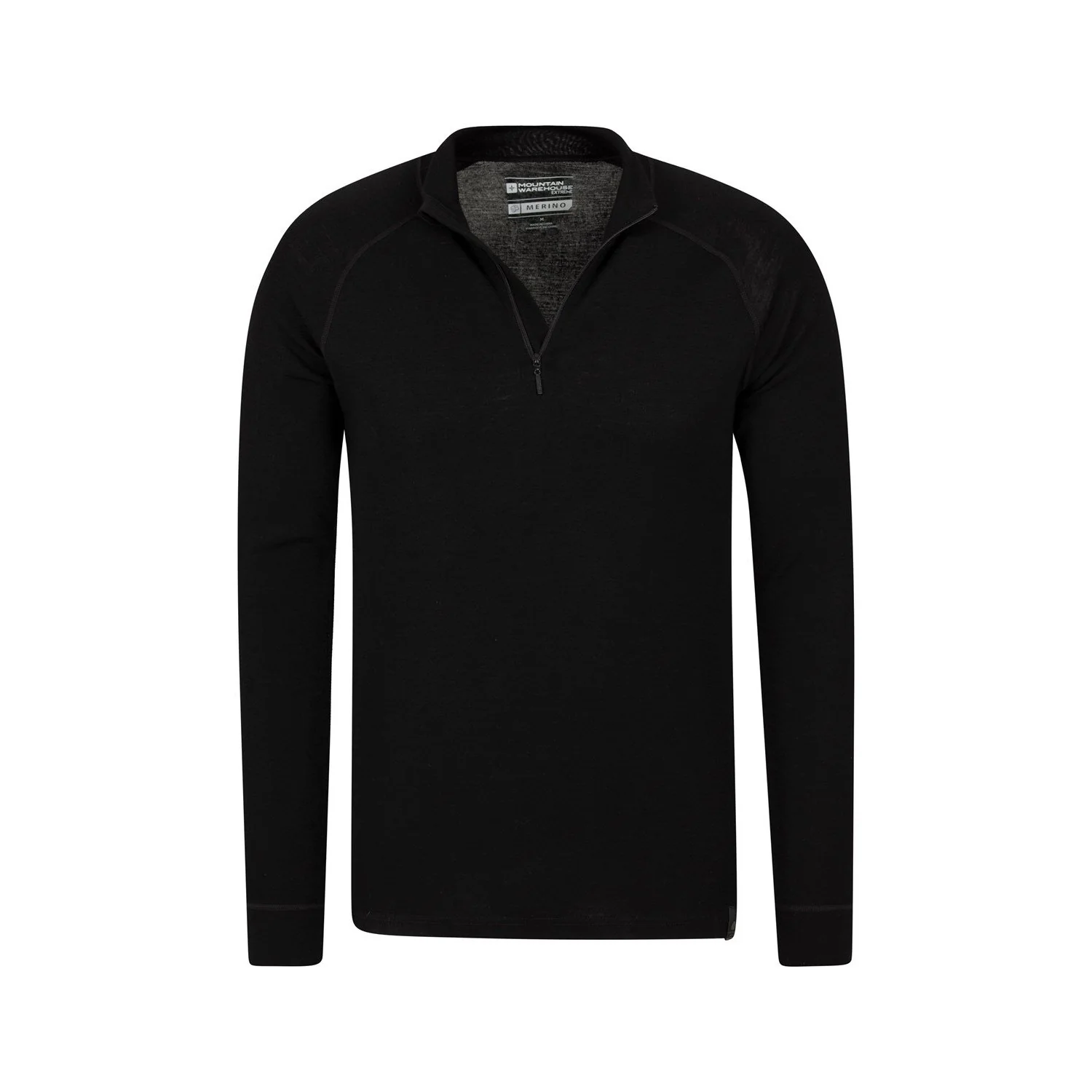 Mountain Warehouse Mens Merino Wool Base Layer Top (Pack of 2) Black - Image 4