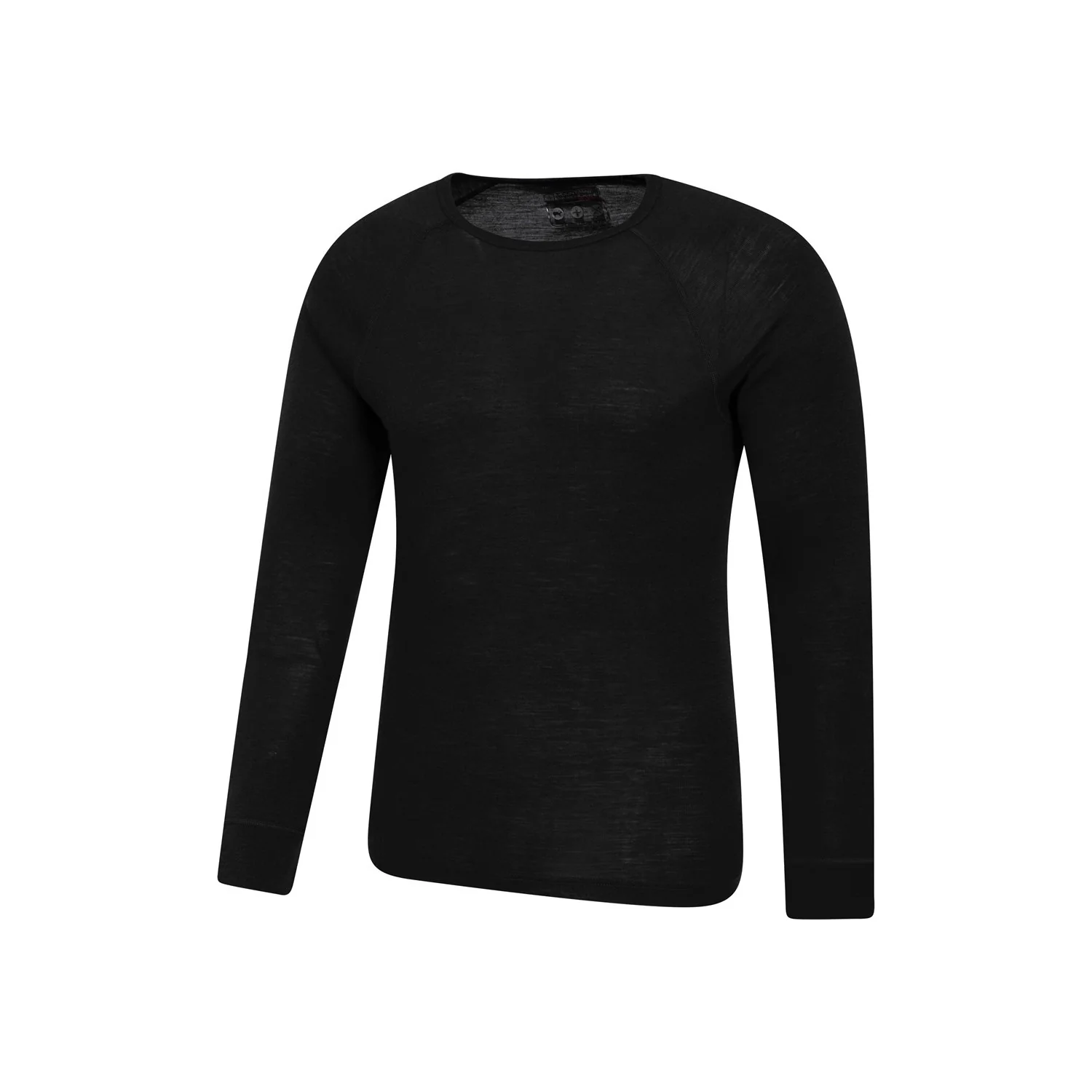 Mountain Warehouse Mens Merino Wool Thermal Top Black - Image 3