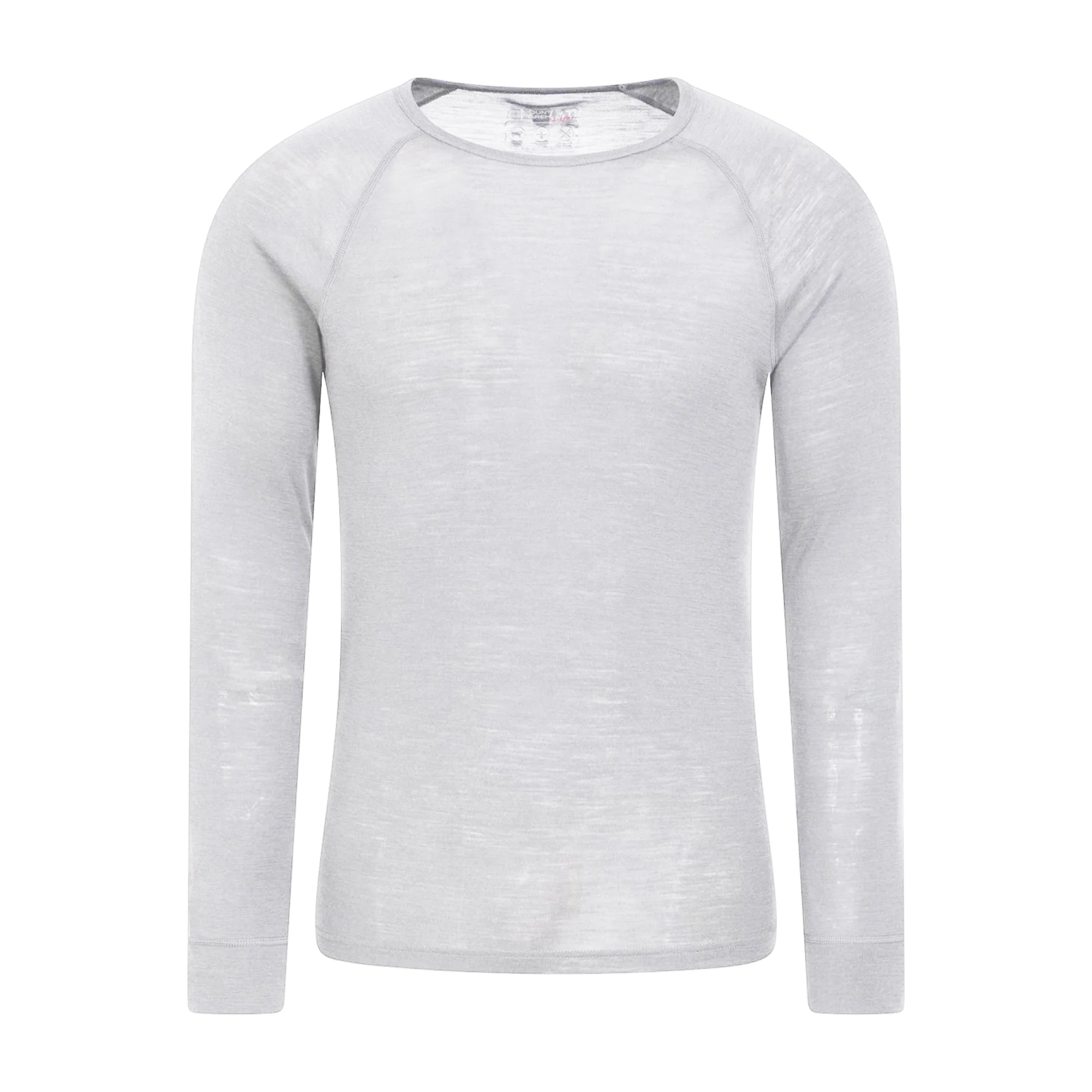 Mountain Warehouse Mens Merino Wool Thermal Top White