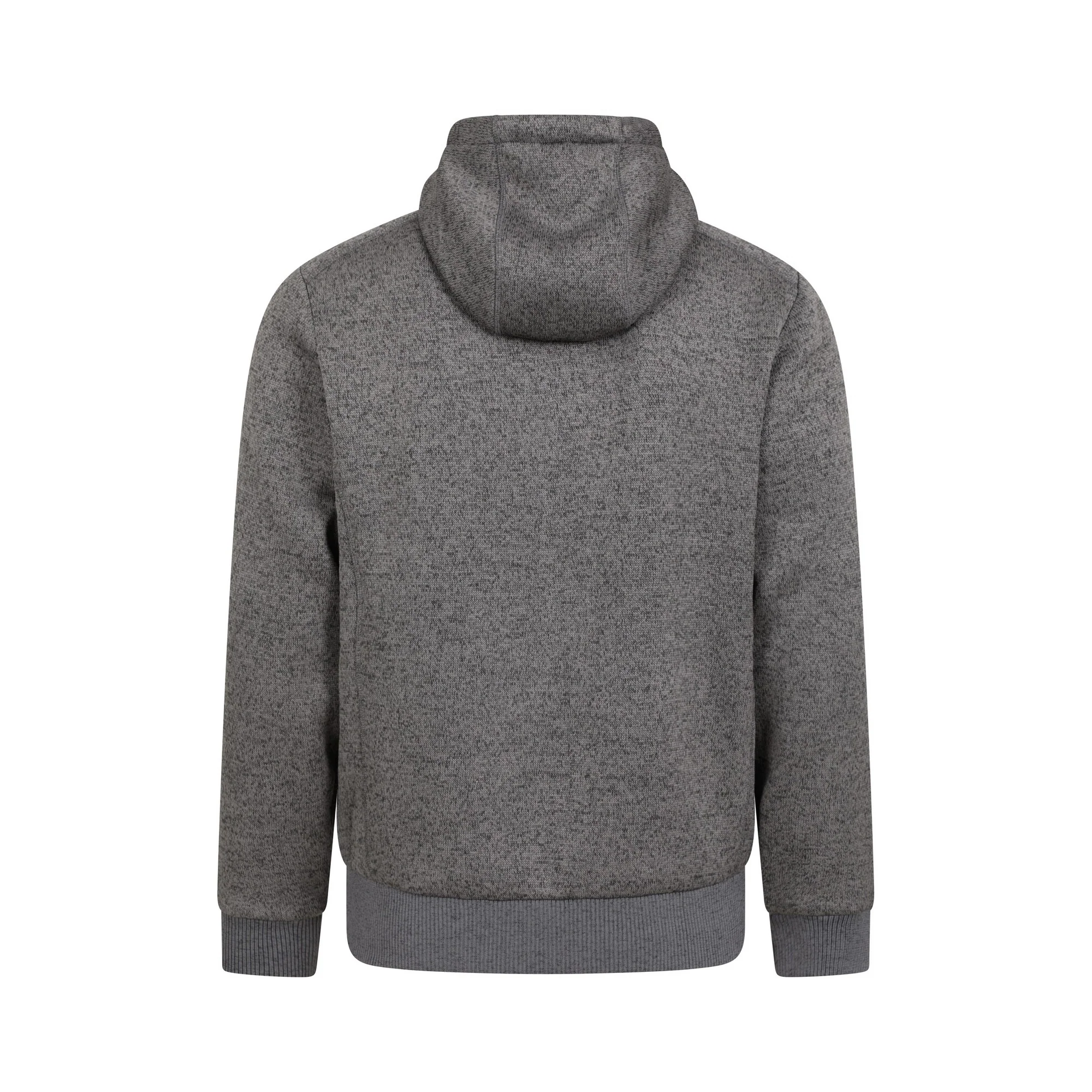 Mountain Warehouse Mens Nevis II Faux Fur Hoodie Black - Image 2