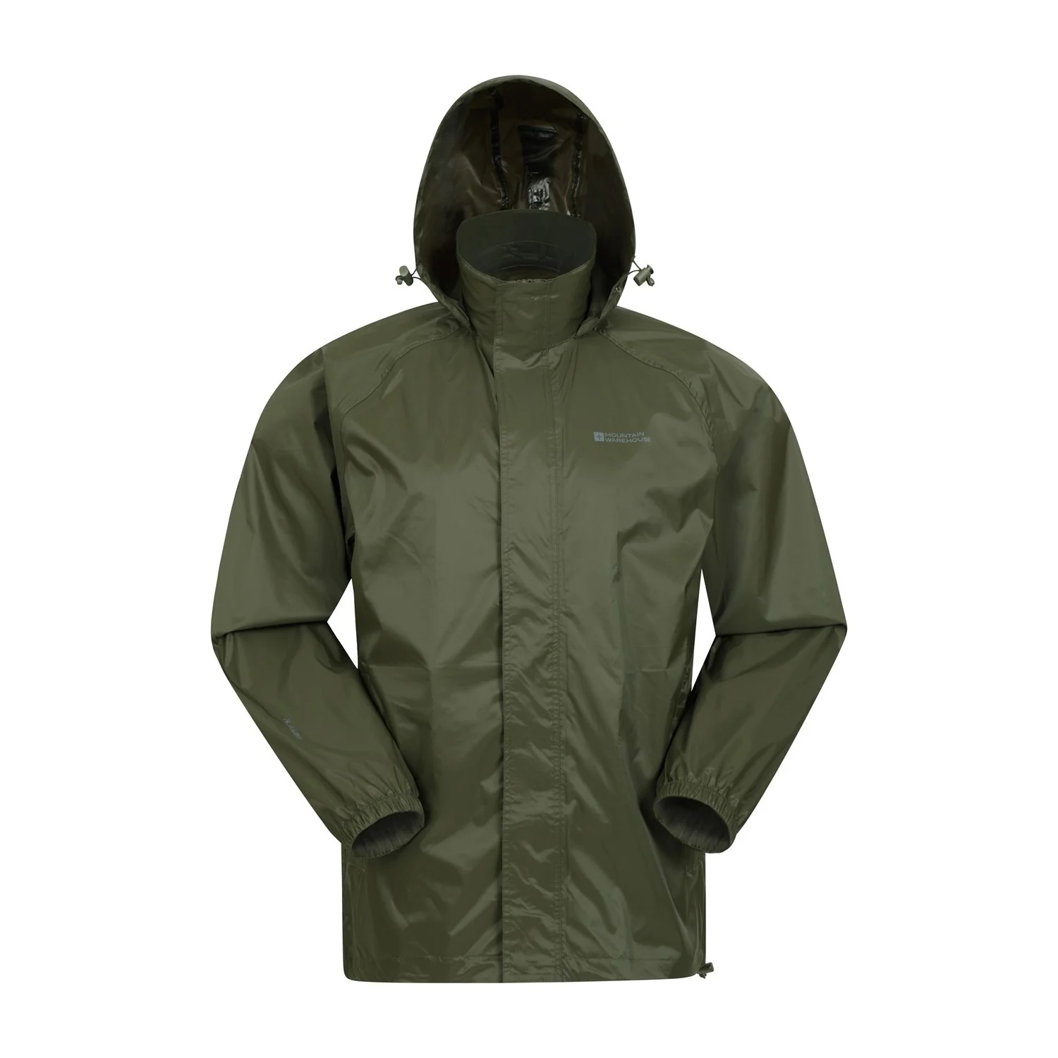 Mountain Warehouse Mens Pakka II Waterproof Jacket Green