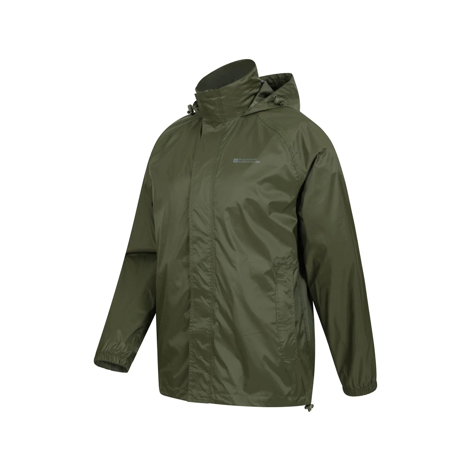 Mountain Warehouse Mens Pakka II Waterproof Jacket Green - Image 3
