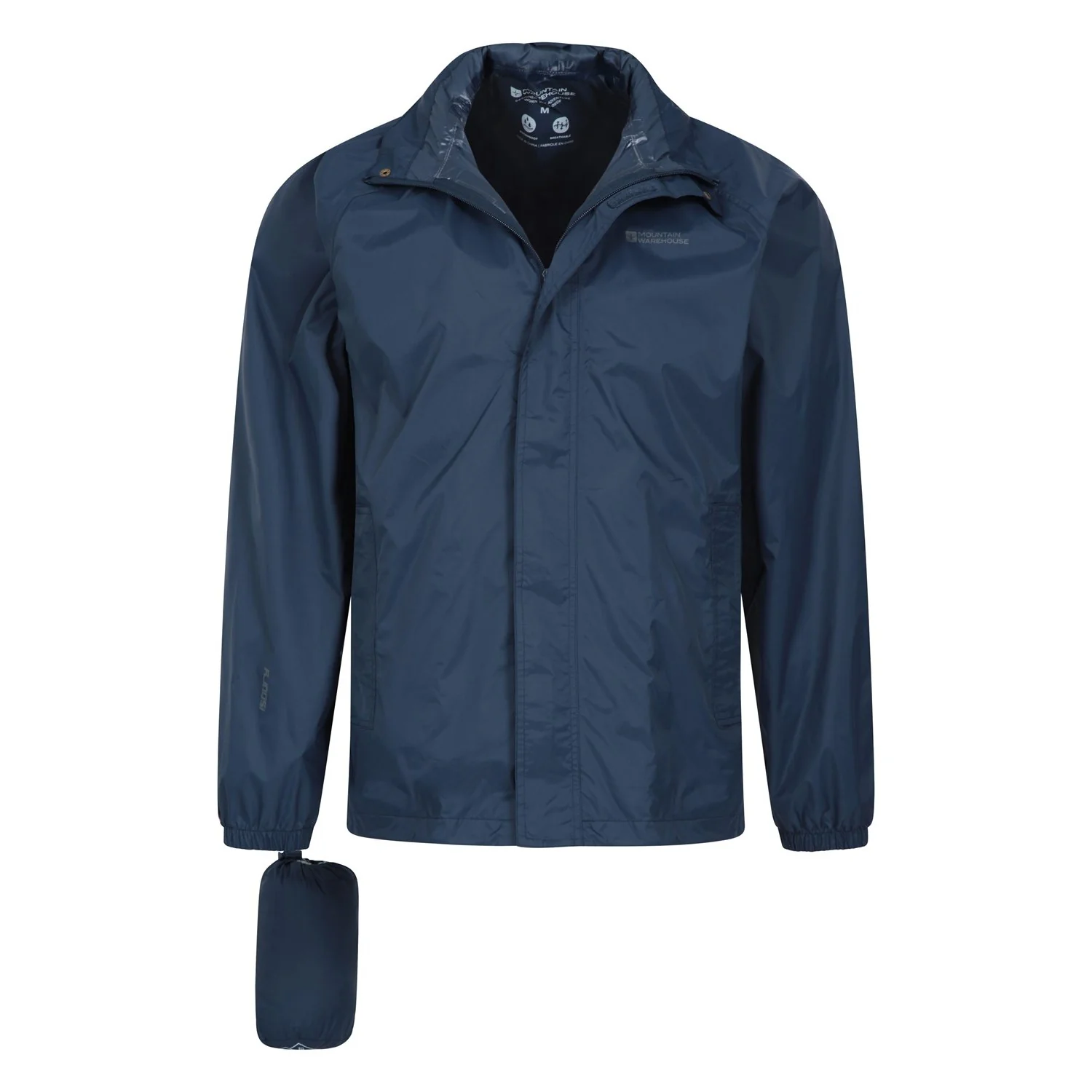 Mountain Warehouse Mens Pakka II Waterproof Jacket Navy - Image 3