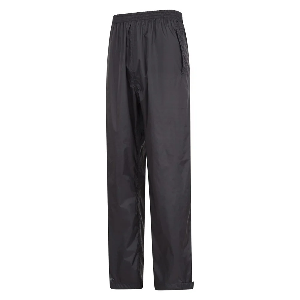 Mountain Warehouse Mens Pakka Waterproof Over Trousers Black - Image 3