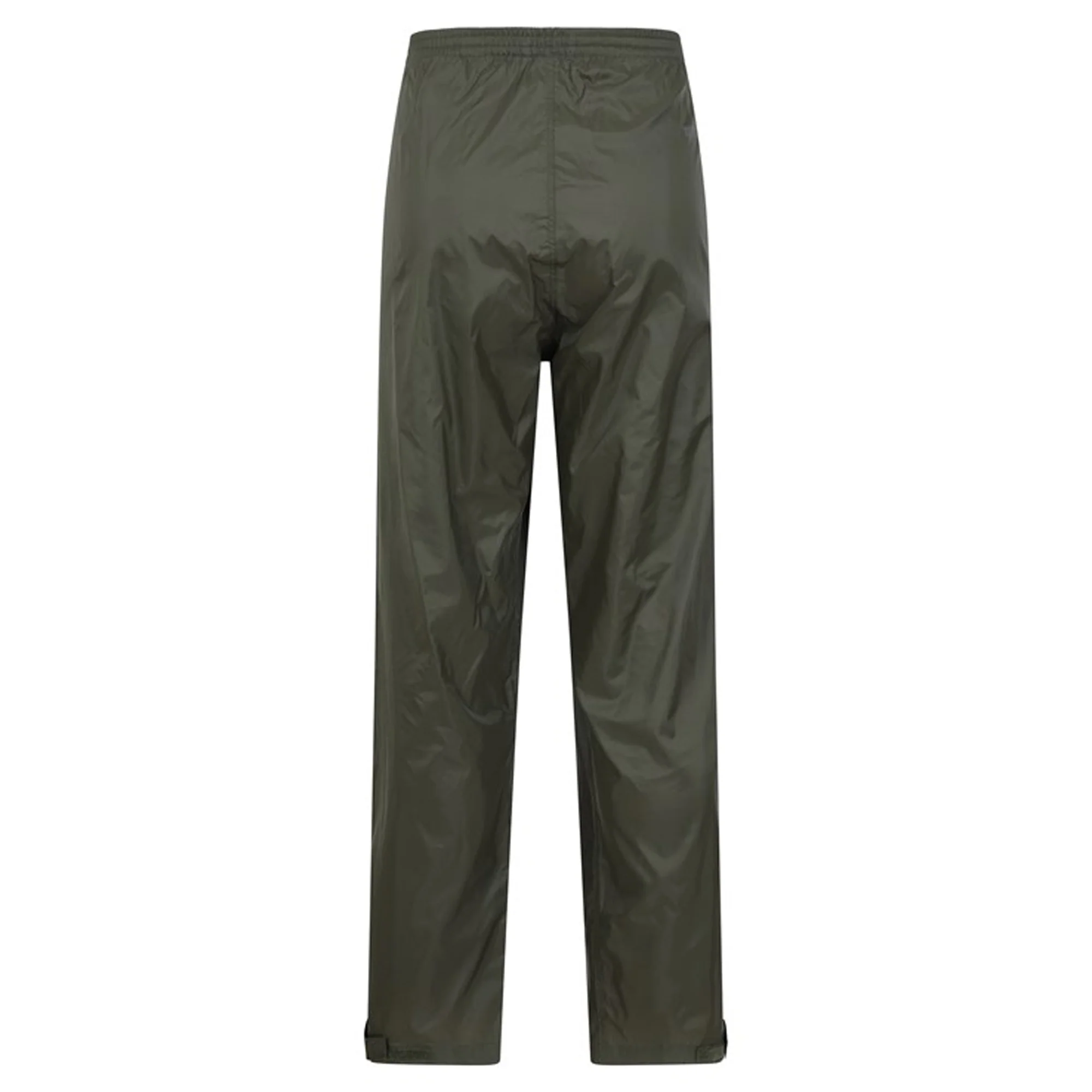 Mountain Warehouse Mens Pakka Waterproof Over Trousers Khaki Green - Image 2