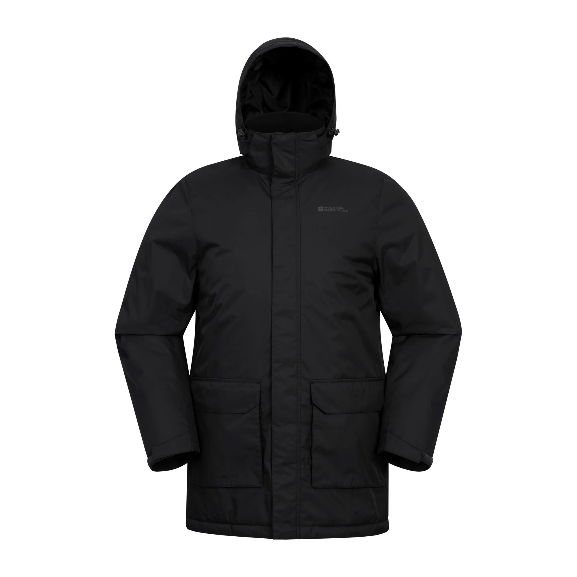 Mountain Warehouse Mens Ranger Padded Parka Black